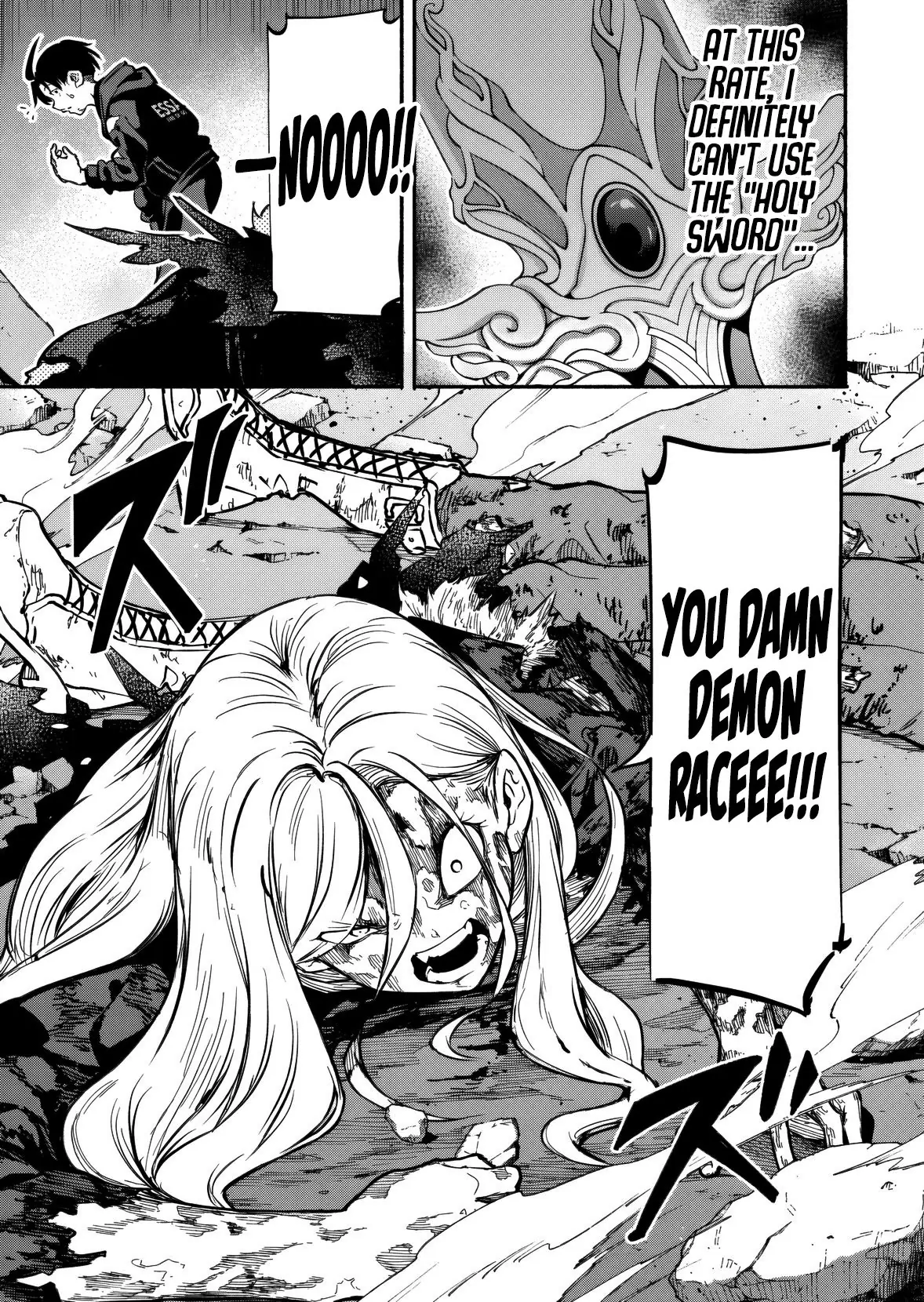 Isekai kara kikan shitara chikyuu mo kanari fantajiu deshita. Ato, makeheroin-domo kocchi minna. Chapter 7 - page 5
