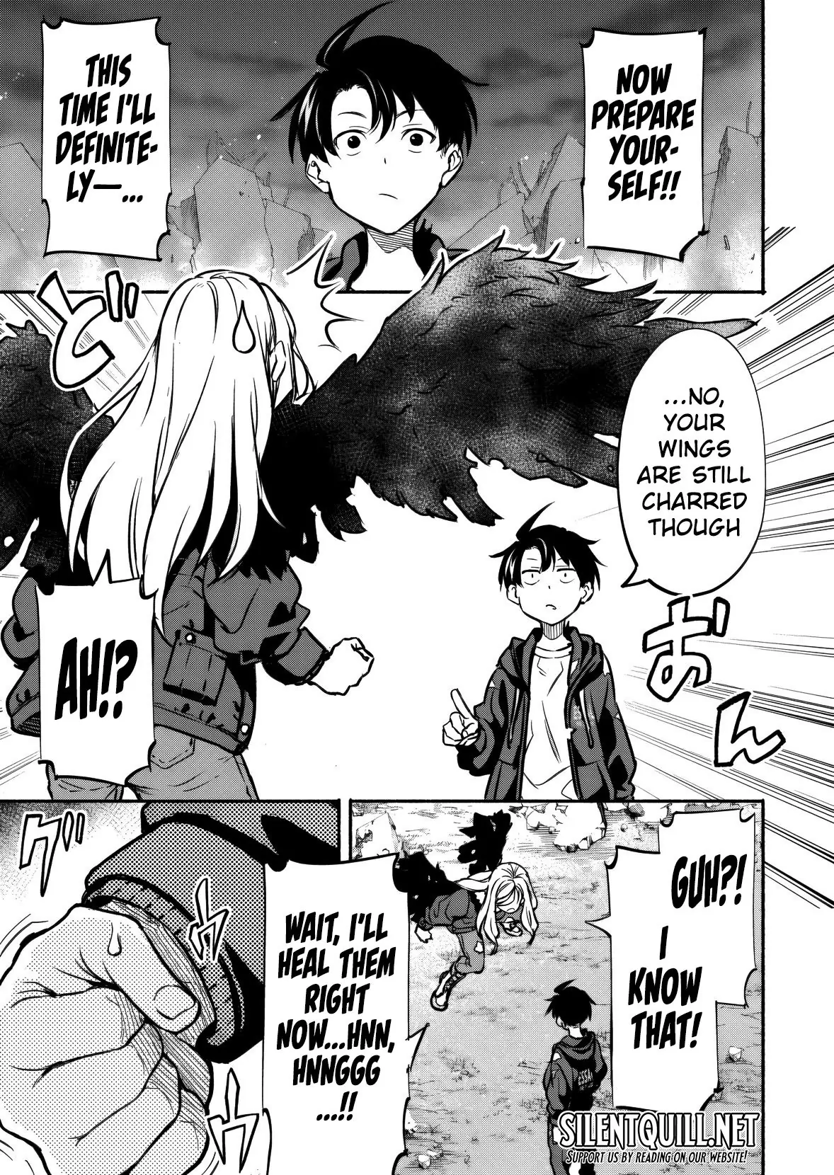 Isekai kara kikan shitara chikyuu mo kanari fantajiu deshita. Ato, makeheroin-domo kocchi minna. Chapter 7 - page 7