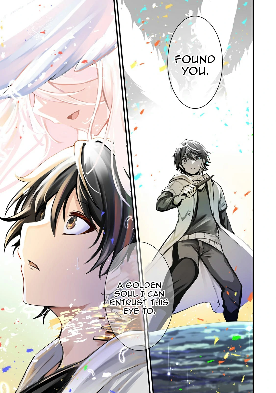 Hai no Sekai wa Kami no Me de irodzuku ～Ore dake mieru Status de, Saijaku kara Saikyou e kakeagaru ~ Chapter 8 - page 1