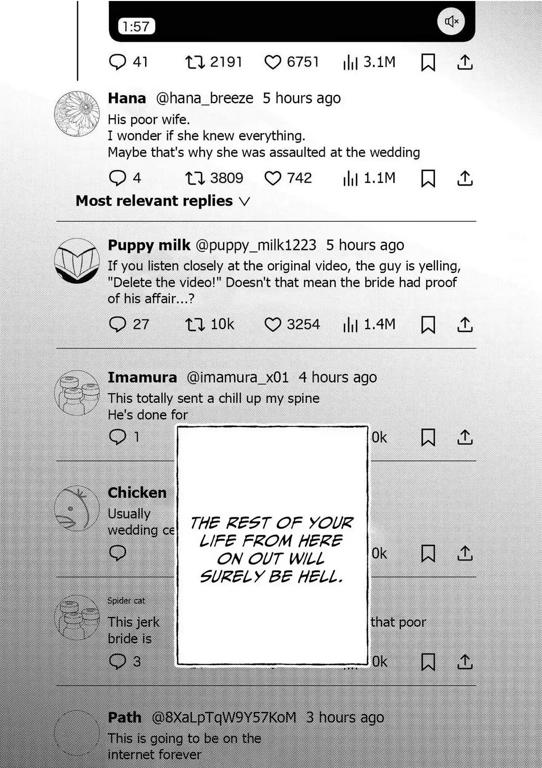 It's time to watch you fall into hell Chapter 5 - page 21