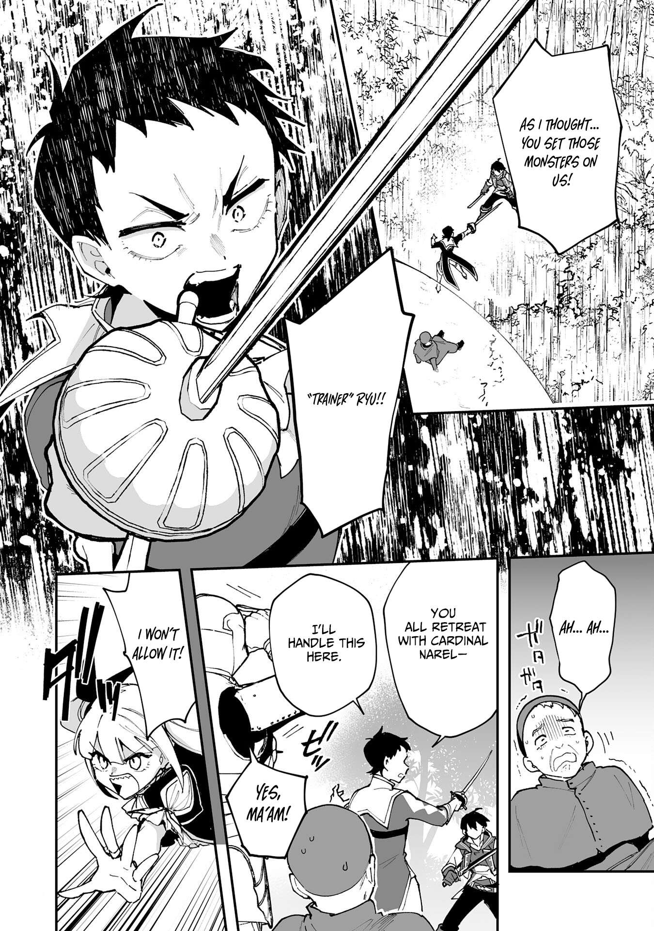 Choukyoushi wa Mamono ni Kakomarete Ikite ikimasu ~Yuusha Party ni Oite Ikareta kedo, Densetsu no Mamono to Deai Saikyou ni natteta~ Chapter 32 - page 2
