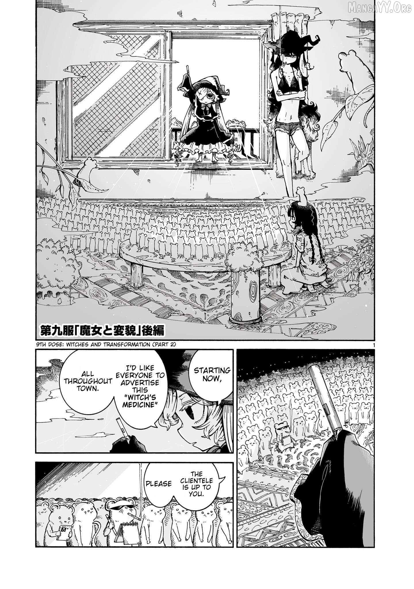 Majo to Kyurasu Chapter 9.2 - page 1