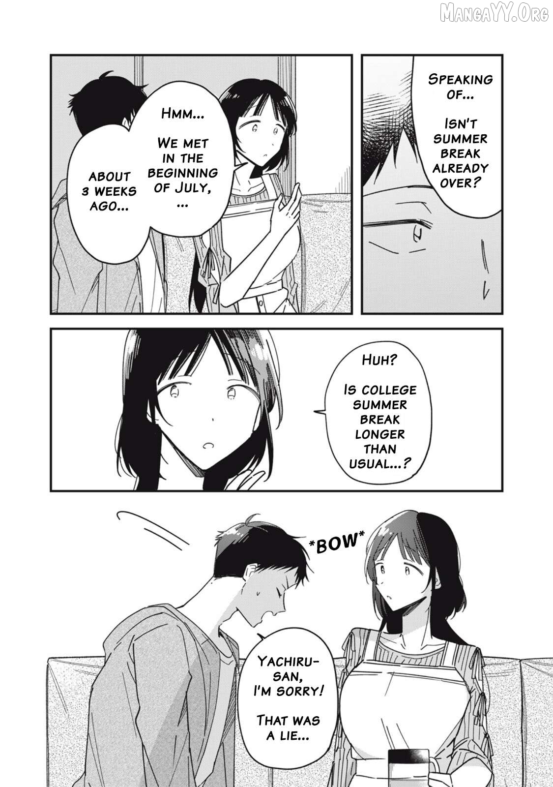 Yachiru-san grows when praised Chapter 11.1 - page 5