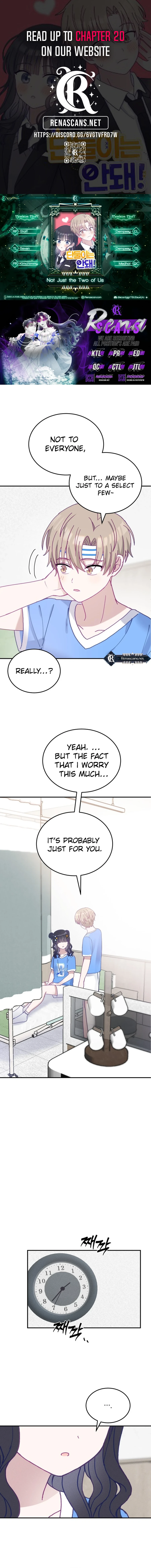 Not Just the Two of Us Chapter 13 - page 1