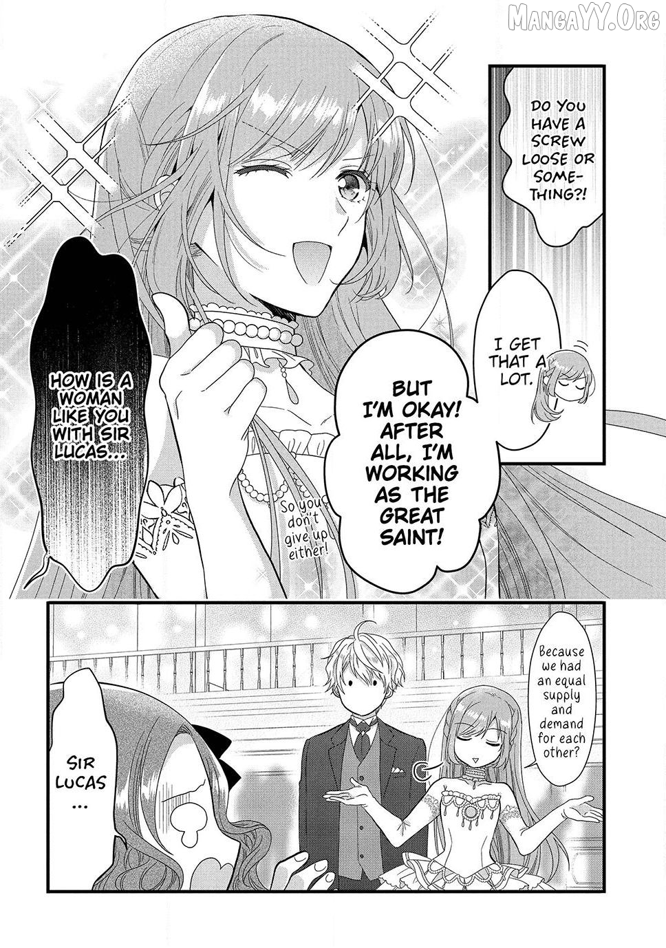 A Useless Saint and A Cursed Paladin <I Confessed to Make Memories but I was Proposed to Instead> Chapter 13.2 - page 8