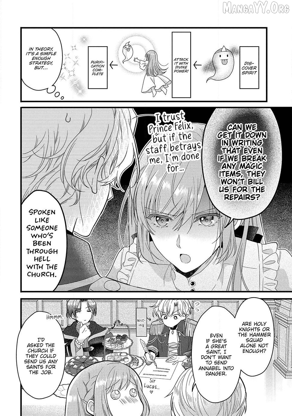 A Useless Saint and A Cursed Paladin <I Confessed to Make Memories but I was Proposed to Instead> Chapter 14.1 - page 10