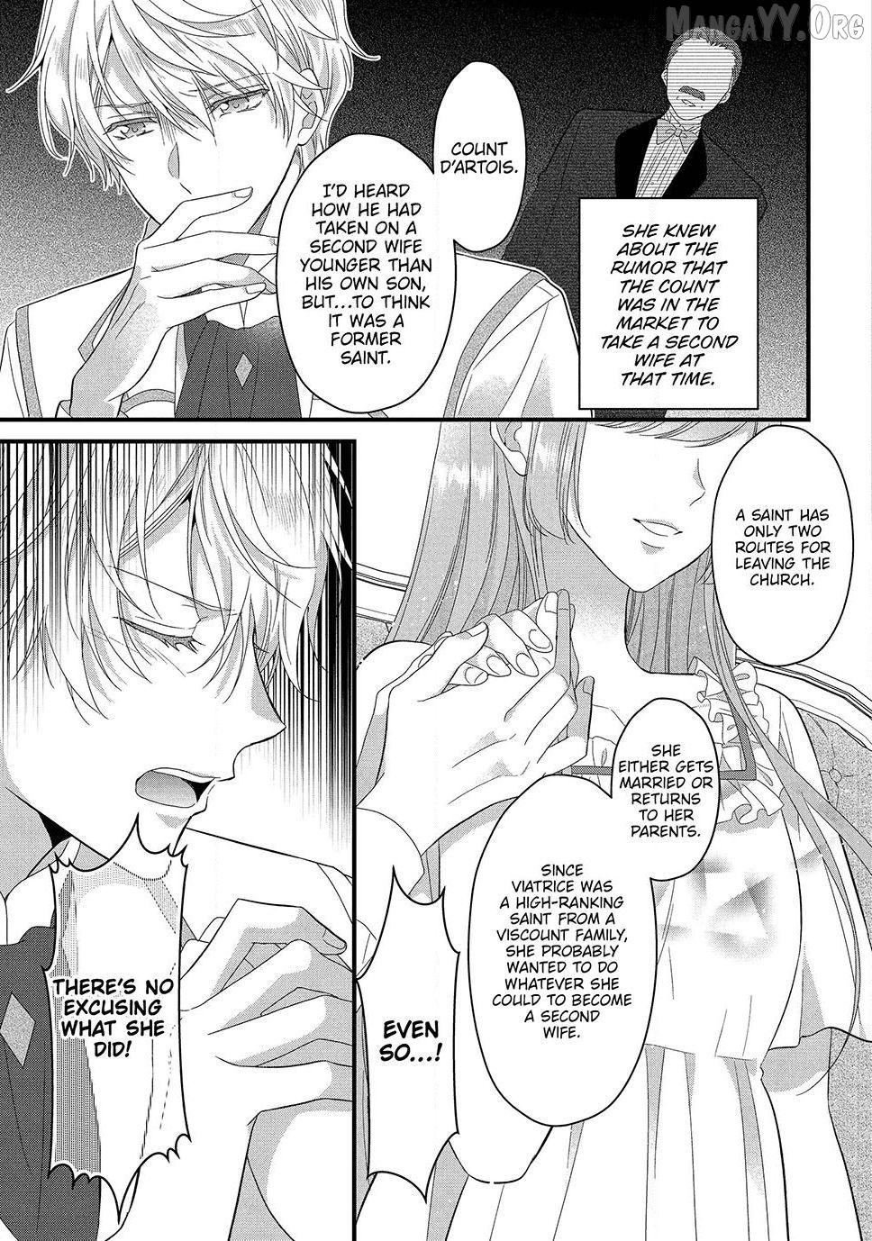 A Useless Saint and A Cursed Paladin <I Confessed to Make Memories but I was Proposed to Instead> Chapter 17.2 - page 9