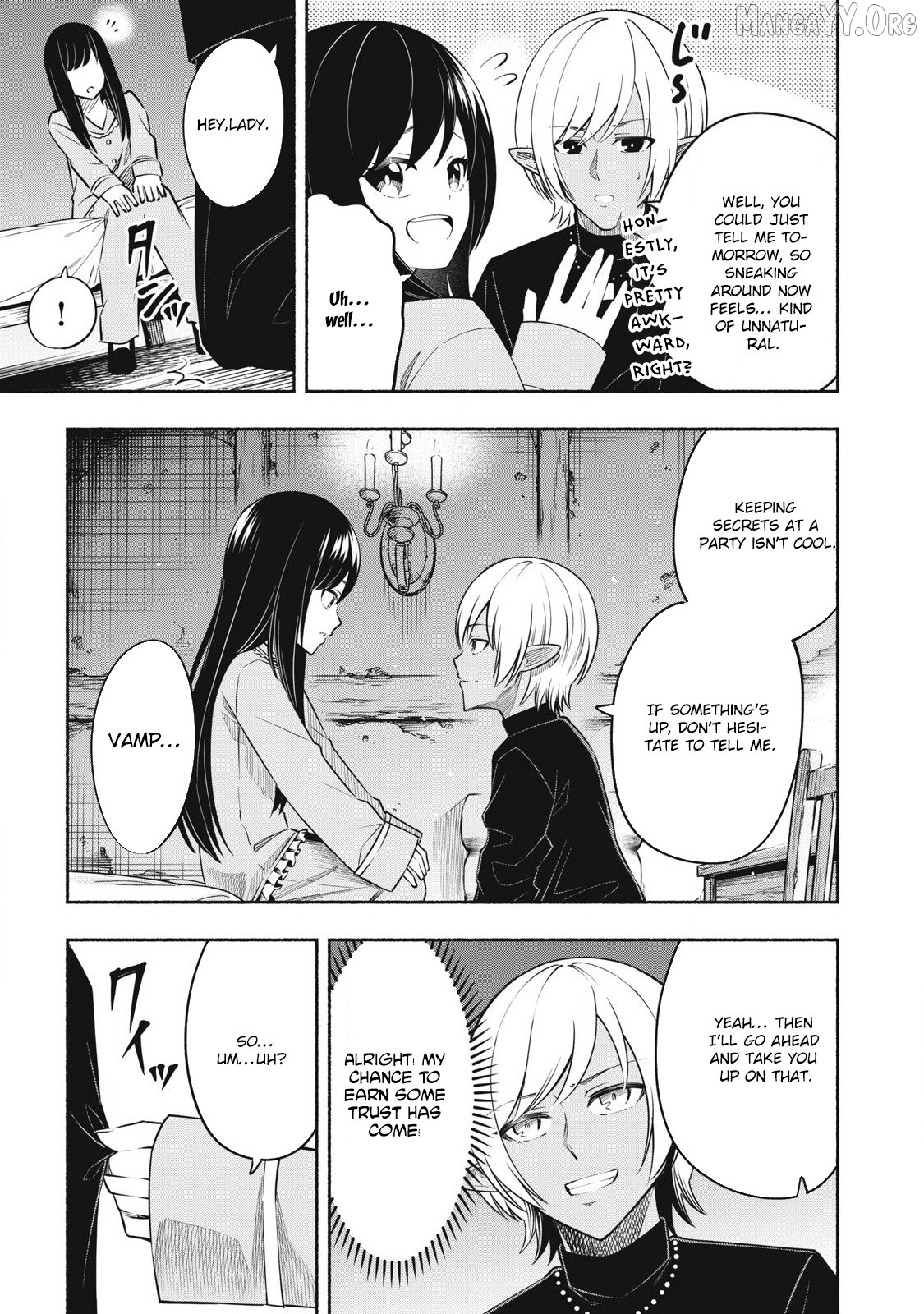 "Yuusha" Party ni Sennyuu shita Maou-gun no Assassin ~Kiken-do SSS Class no Mission, Barenai You ni Ganbattetara Onna Yuusha ni Kiniirareta~ Chapter 4 - page 24