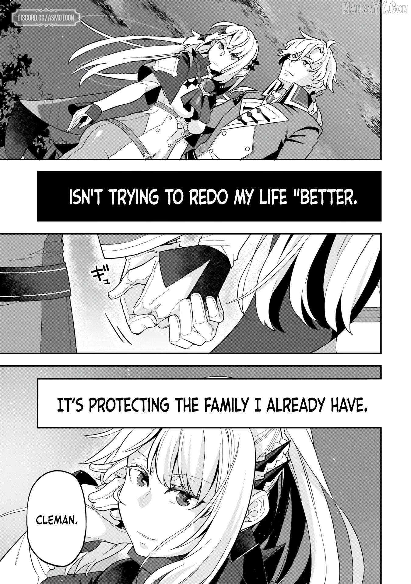 Akuyaku Ikka no Okugata, Shi ni Modori shite Kokoro wo Irekaeru Chapter 7 - page 32