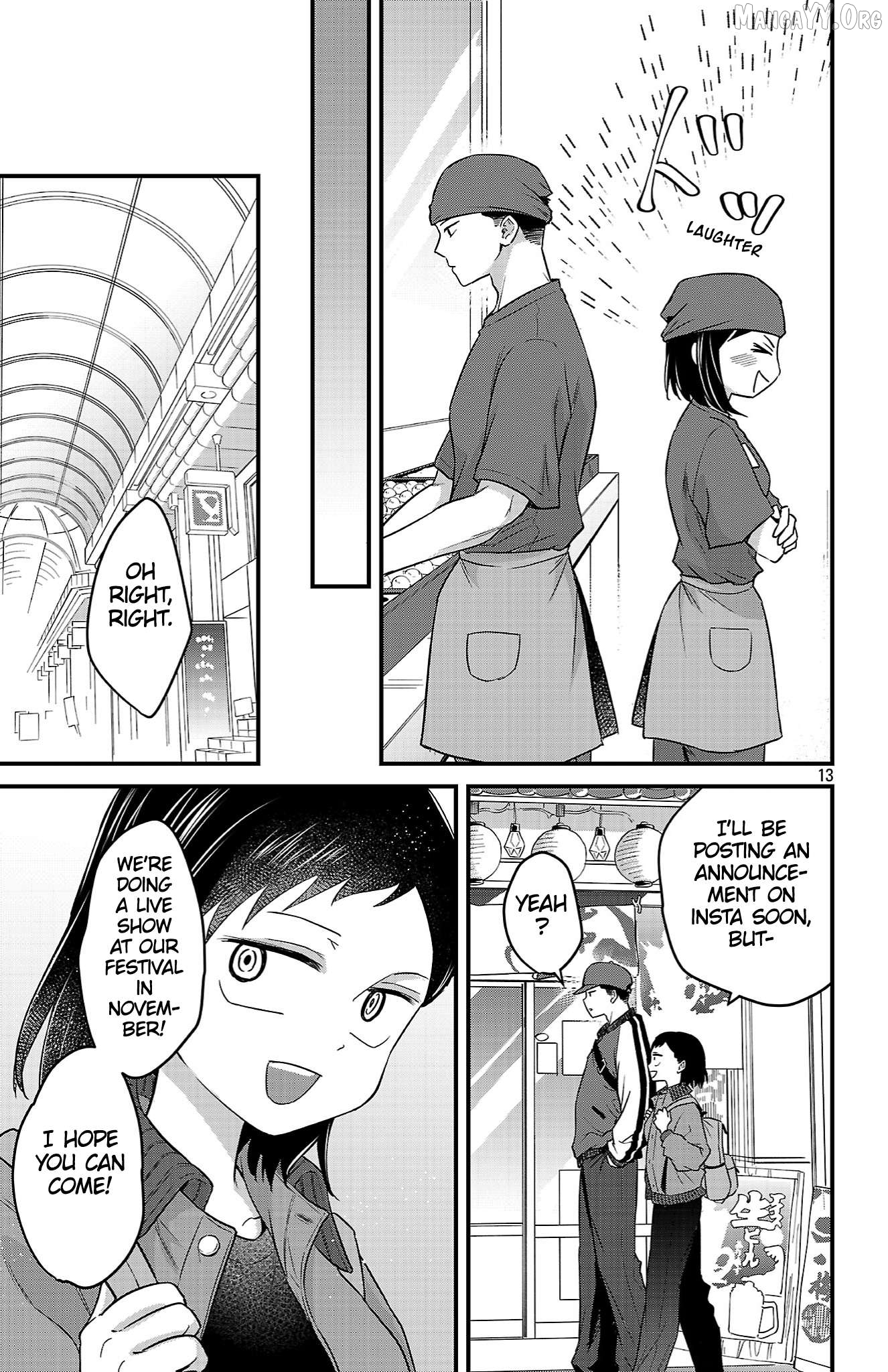 Boku no Kokoro no Yabai Yatsu: Love Comedy ga Hajimaranai Chapter 8 - page 13