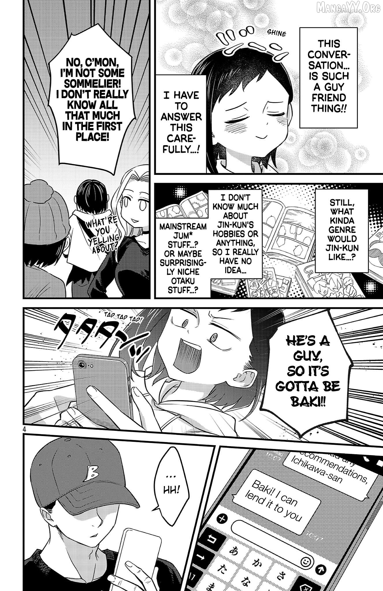 Boku no Kokoro no Yabai Yatsu: Love Comedy ga Hajimaranai Chapter 8 - page 4