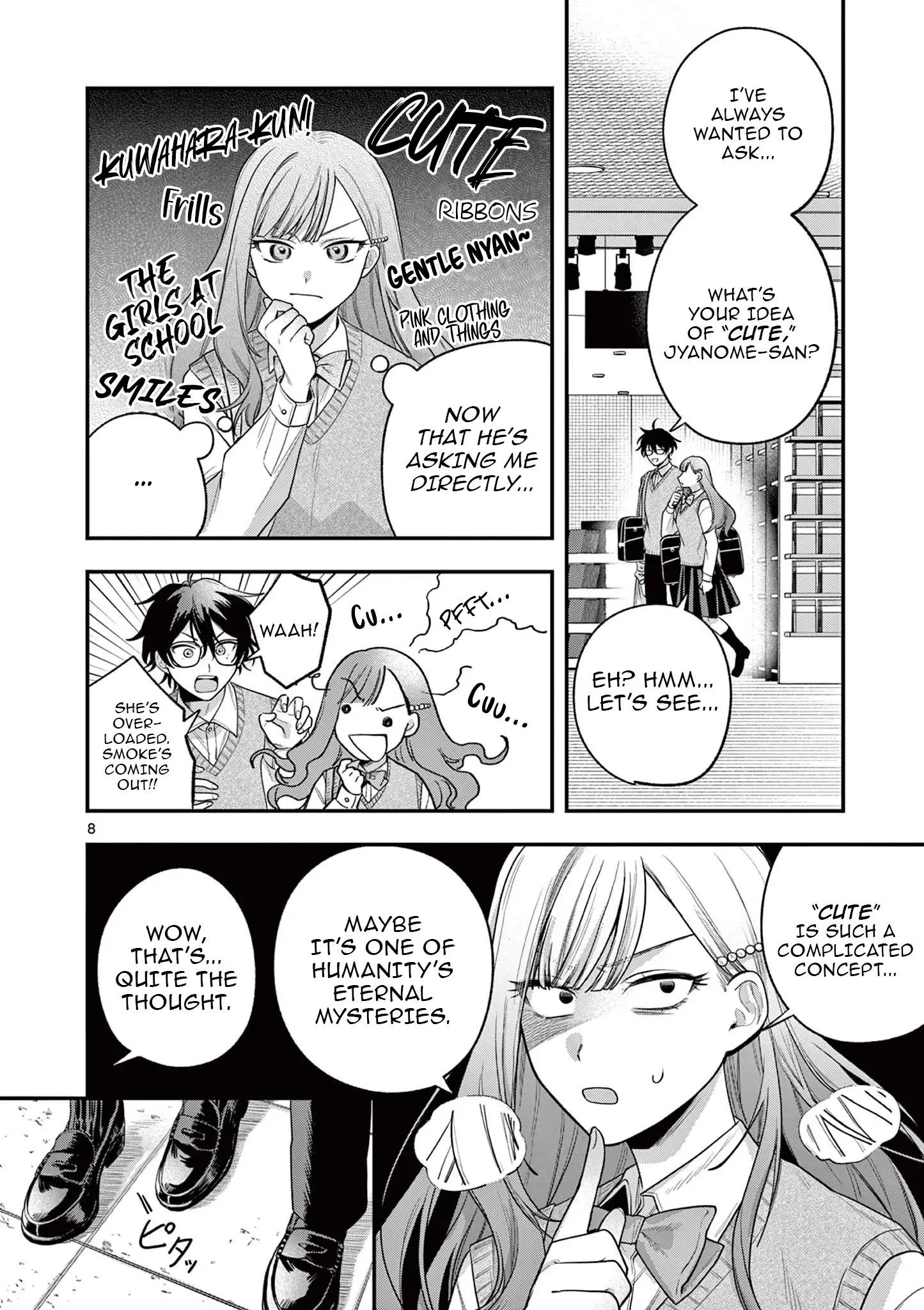 Jyanome-san Wants to Smile! Chapter 3.1 - page 8