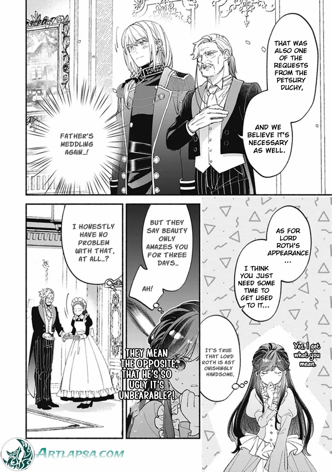 The Alleged Villainess Is to Be Married Off to the Ugliest Man in the Kingdom Chapter 6 - page 7