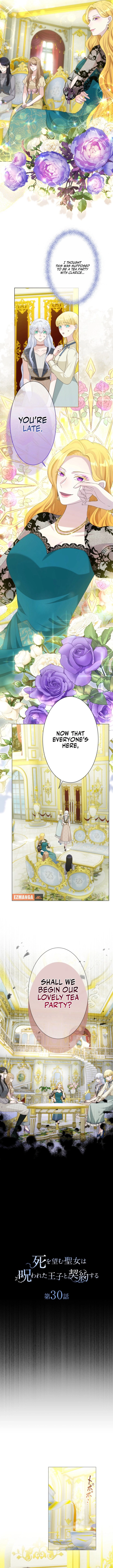 The Saint Who Longs for Death Made a Contract with the Cursed Prince Chapter 30 - page 2