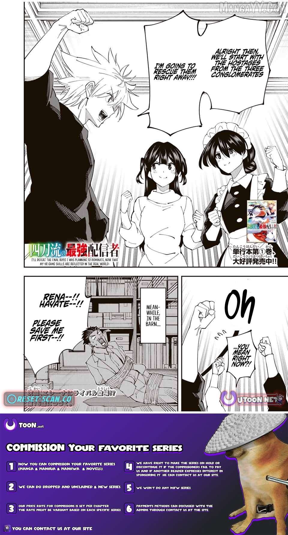 Yontou-ryuu no Saikyou Haishin-sha ~Yari Konda VR Game no Settei ge Genjitsu Sekai ni Hanei Sareta node, Haishi Yotei Datta Job de Musou Shimasu~ Chapter 15 - page 20