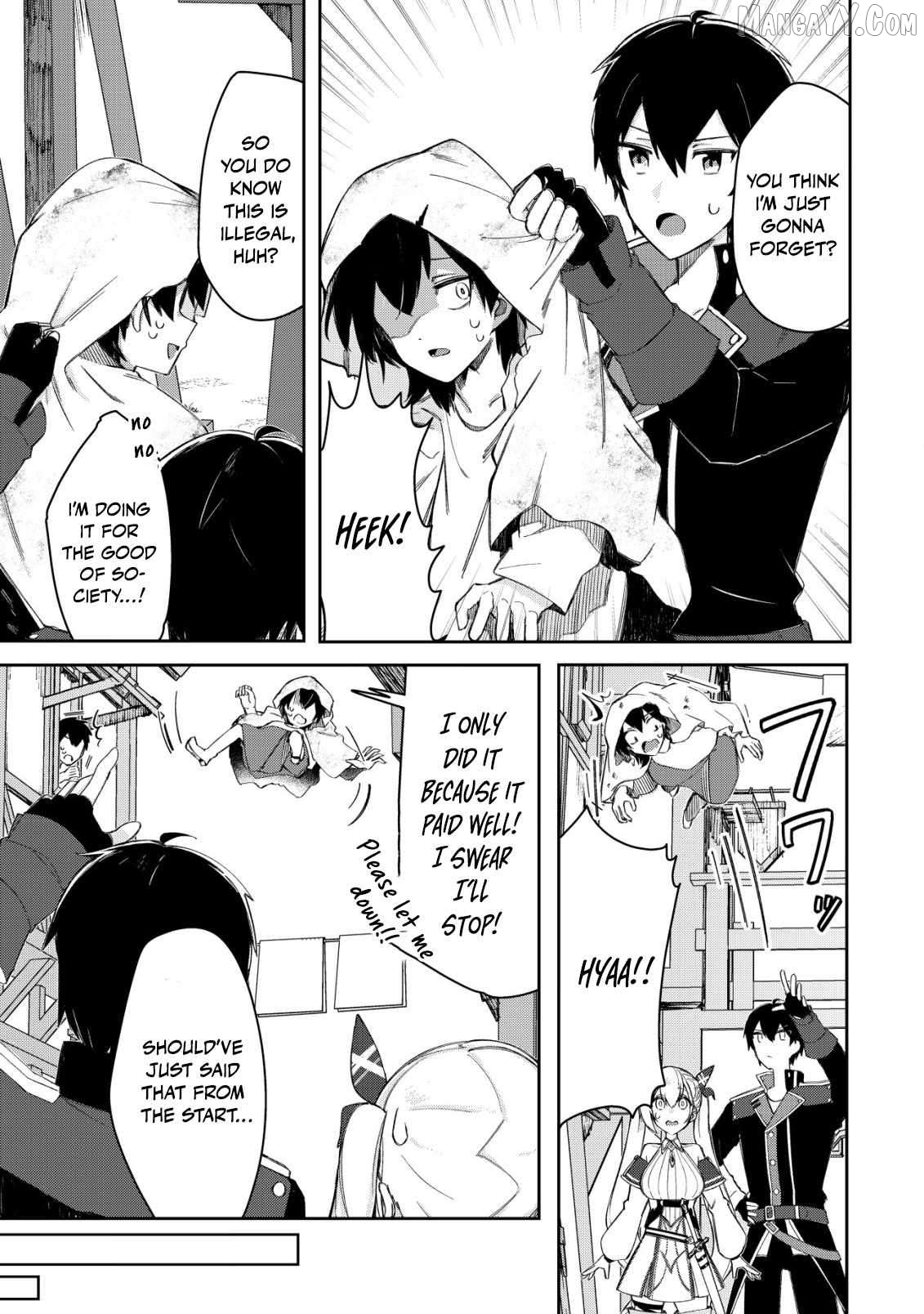 Tsuihousareta Fuyo Mahoutsukai no Nariagari ~Yuusha Party wo Kage kara Sasaeteita to Shiranakatta node Modotte Koi? "Kensei" to "Kenja" no Bishoujo-tachi ni Kakomarete Shiawase nano de Modorimasen~ Chapter 10 - page 3