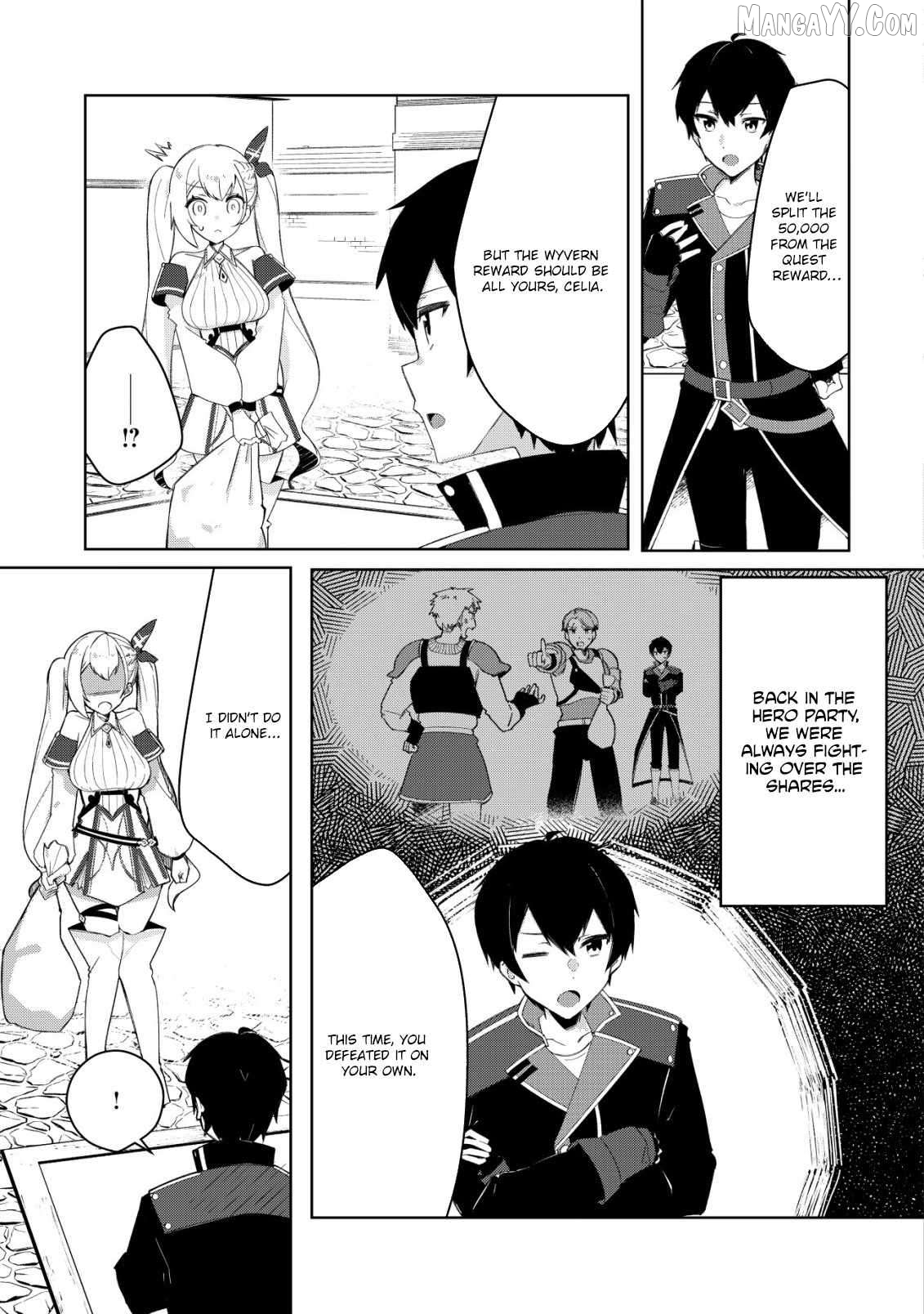 Tsuihousareta Fuyo Mahoutsukai no Nariagari ~Yuusha Party wo Kage kara Sasaeteita to Shiranakatta node Modotte Koi? "Kensei" to "Kenja" no Bishoujo-tachi ni Kakomarete Shiawase nano de Modorimasen~ Chapter 6 - page 16