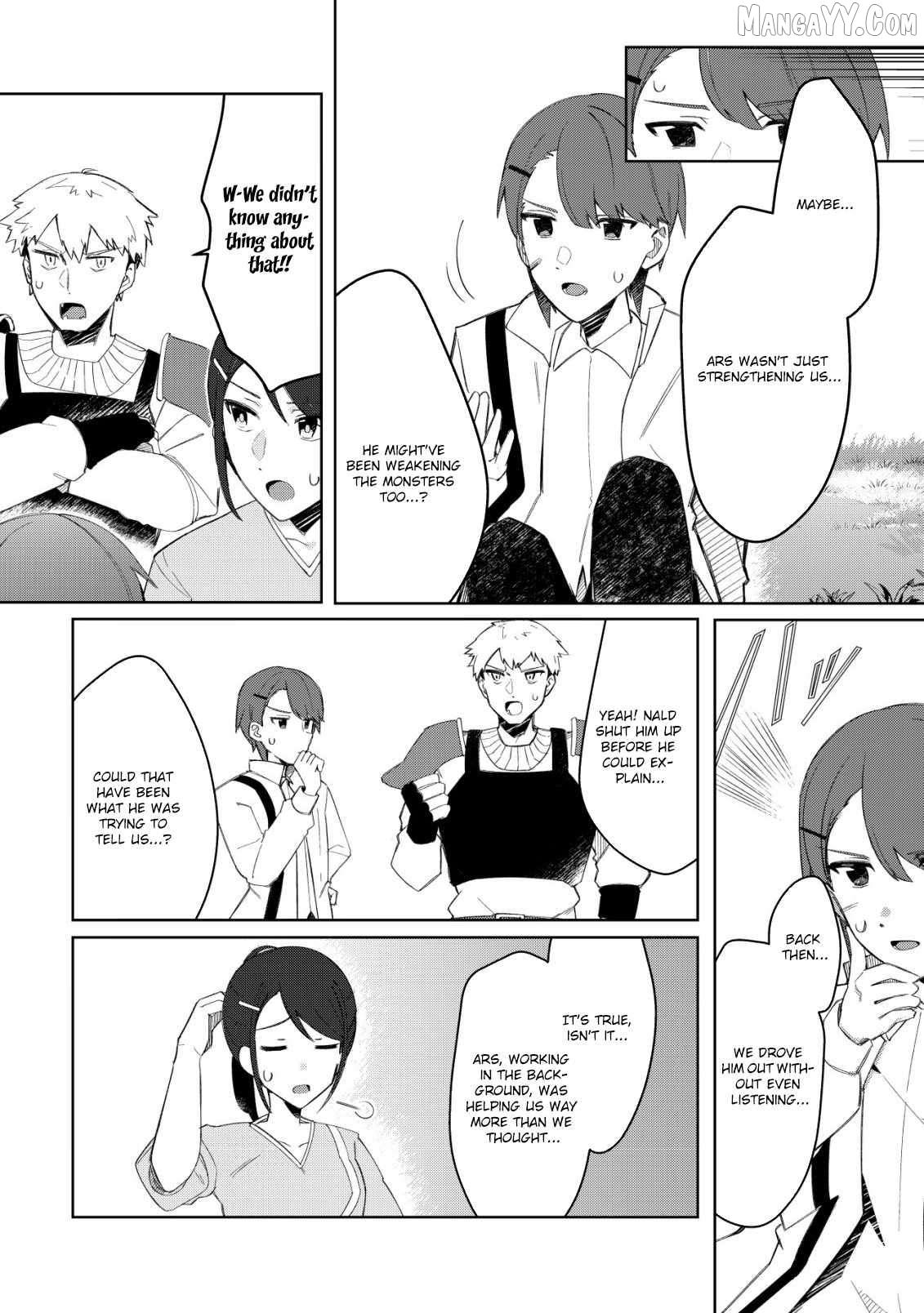 Tsuihousareta Fuyo Mahoutsukai no Nariagari ~Yuusha Party wo Kage kara Sasaeteita to Shiranakatta node Modotte Koi? "Kensei" to "Kenja" no Bishoujo-tachi ni Kakomarete Shiawase nano de Modorimasen~ Chapter 6 - page 21