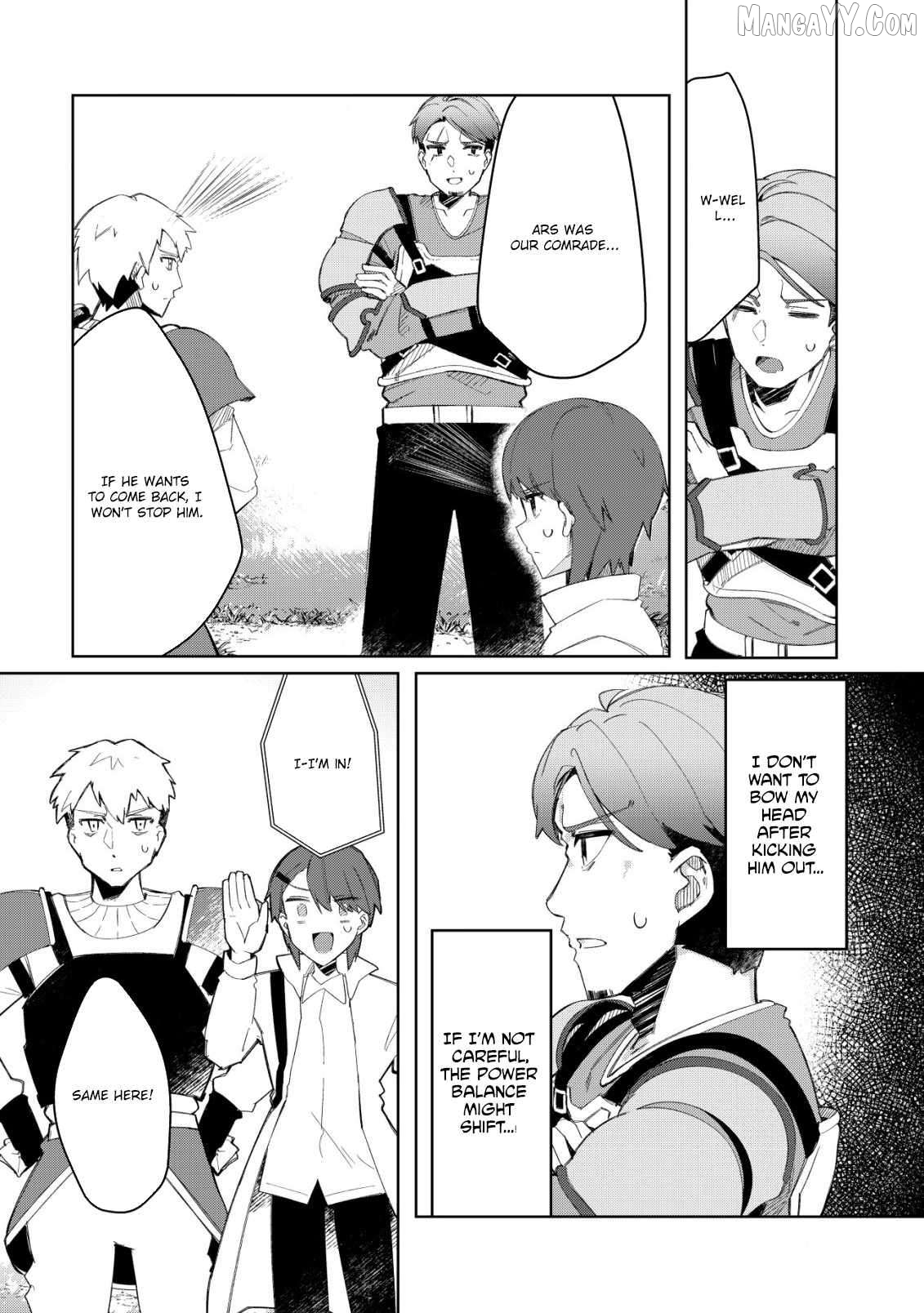 Tsuihousareta Fuyo Mahoutsukai no Nariagari ~Yuusha Party wo Kage kara Sasaeteita to Shiranakatta node Modotte Koi? "Kensei" to "Kenja" no Bishoujo-tachi ni Kakomarete Shiawase nano de Modorimasen~ Chapter 6 - page 25