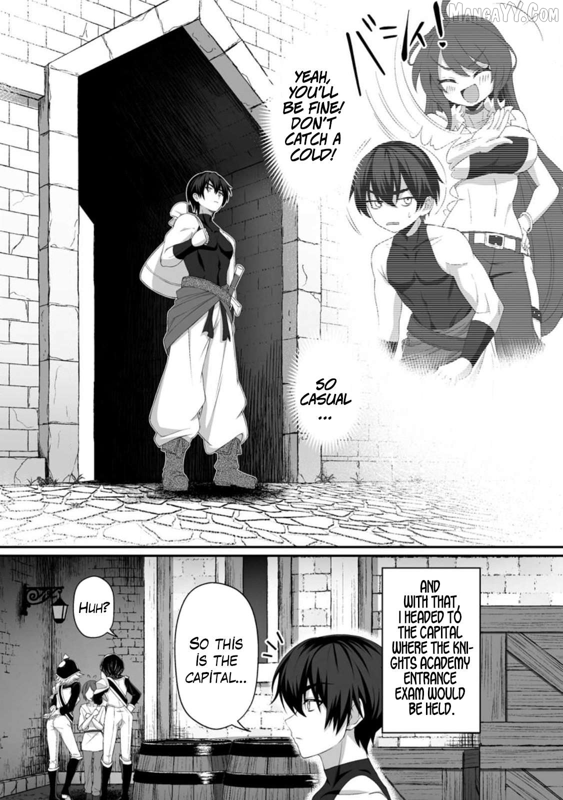 Teisou Gyakuten Sekai De Yuiitsu No Otoko Kishi No Ore, Onna Kishi Gakuen Ni Nyuugaku Shitara Nazeka Eiyou Atsukai Sareta ~Zetsurin Skill De Harem Musou~ Chapter 2.1 - page 7