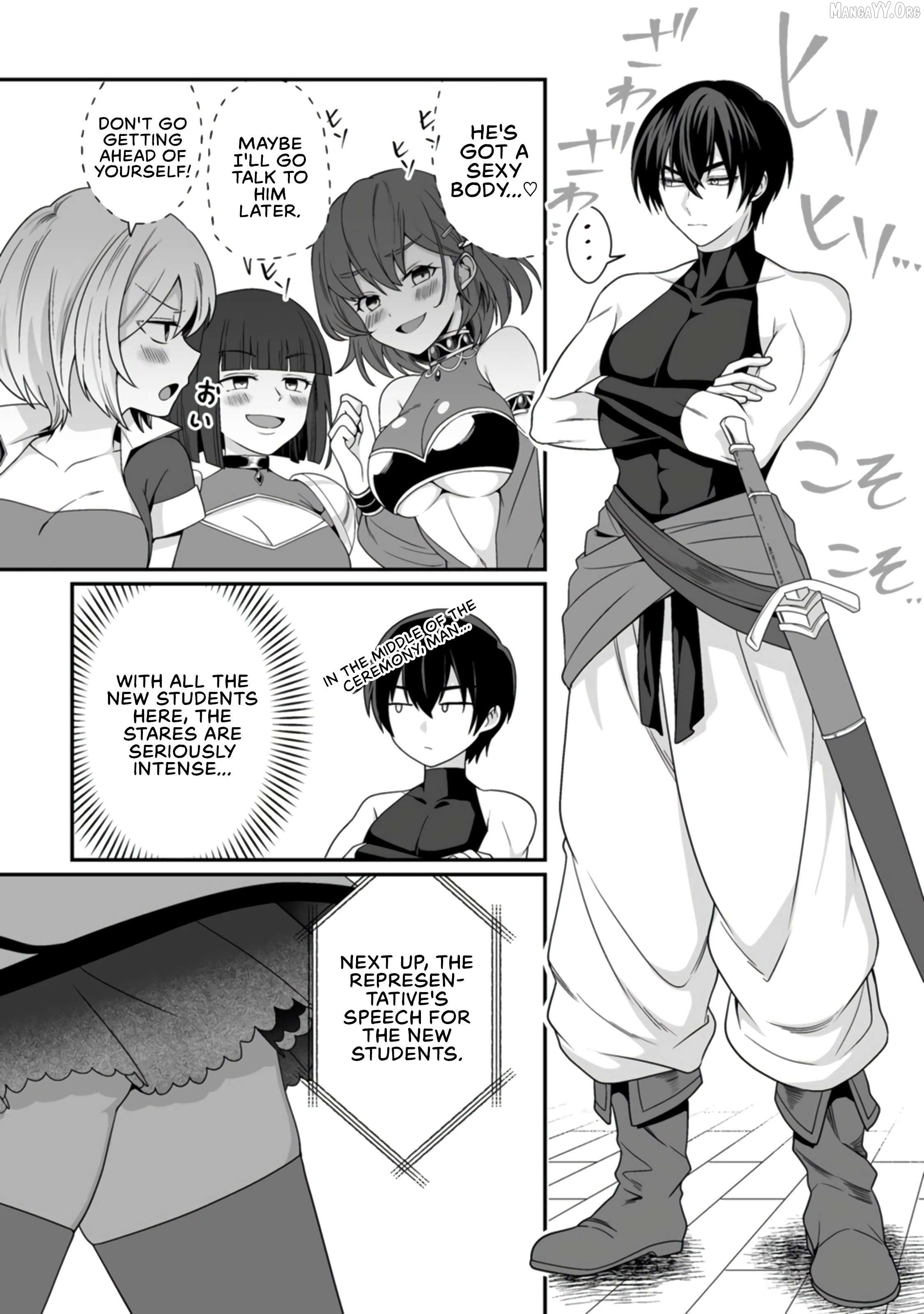Teisou Gyakuten Sekai De Yuiitsu No Otoko Kishi No Ore, Onna Kishi Gakuen Ni Nyuugaku Shitara Nazeka Eiyou Atsukai Sareta ~Zetsurin Skill De Harem Musou~ Chapter 4 - page 4
