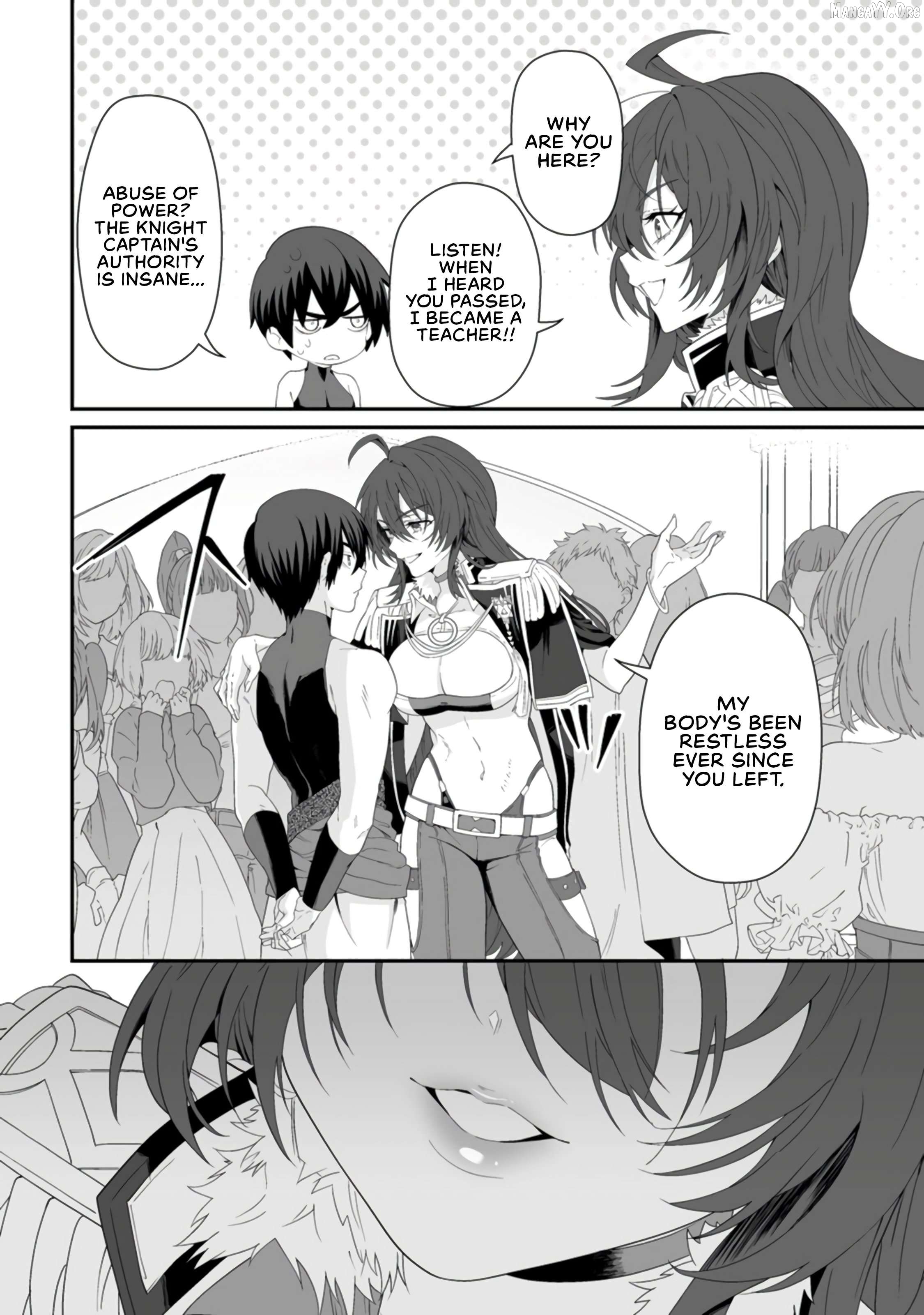 Teisou Gyakuten Sekai De Yuiitsu No Otoko Kishi No Ore, Onna Kishi Gakuen Ni Nyuugaku Shitara Nazeka Eiyou Atsukai Sareta ~Zetsurin Skill De Harem Musou~ Chapter 4 - page 8