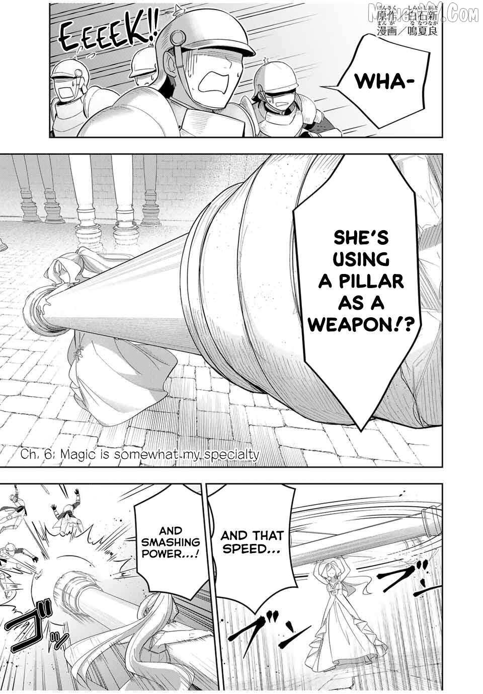 Koujo Tensei ~ Densetsu no Daimadoushi (♂), Hime Kishi to Narite Densetsu no Reijou Kishidan o Tsukuri Musou suru ~ Chapter 6 - page 1