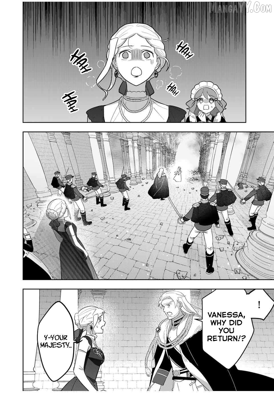 Koujo Tensei ~ Densetsu no Daimadoushi (♂), Hime Kishi to Narite Densetsu no Reijou Kishidan o Tsukuri Musou suru ~ Chapter 6 - page 14