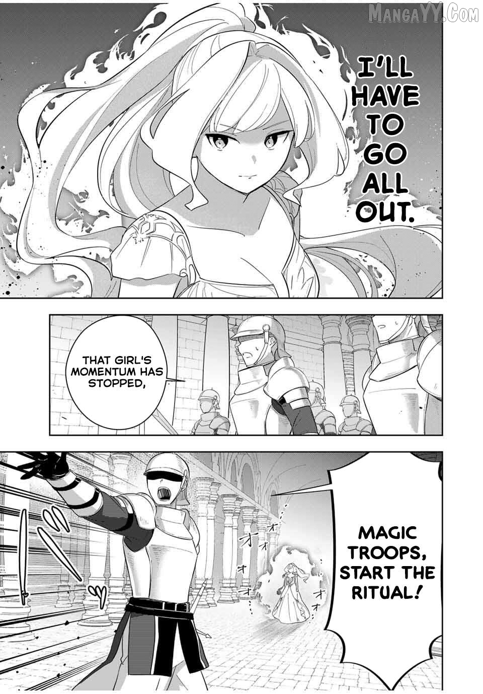 Koujo Tensei ~ Densetsu no Daimadoushi (♂), Hime Kishi to Narite Densetsu no Reijou Kishidan o Tsukuri Musou suru ~ Chapter 6 - page 5