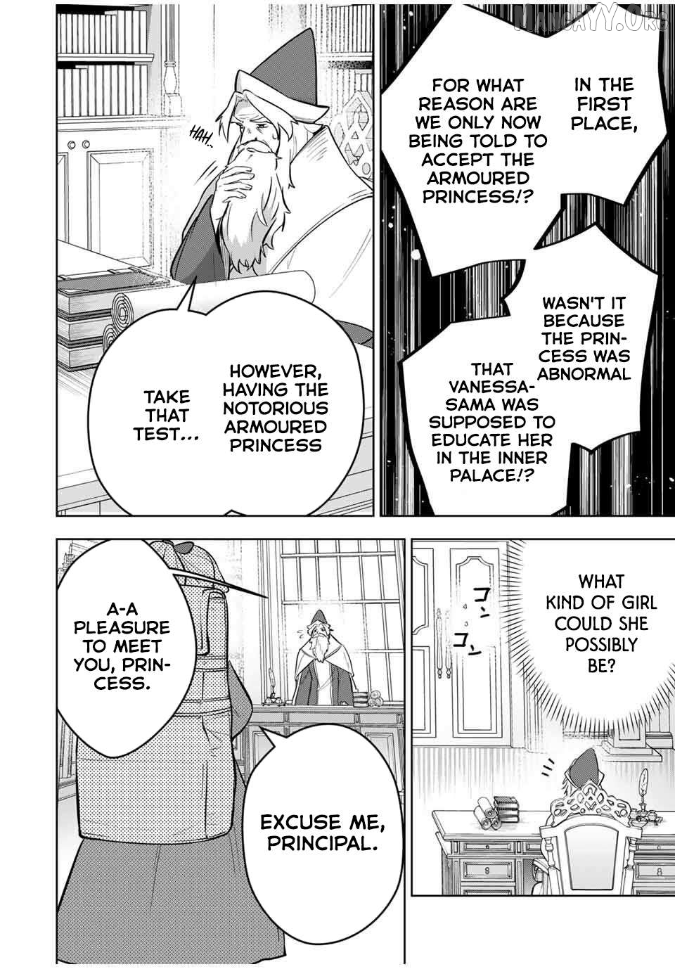 Koujo Tensei ~ Densetsu no Daimadoushi (♂), Hime Kishi to Narite Densetsu no Reijou Kishidan o Tsukuri Musou suru ~ Chapter 9 - page 4