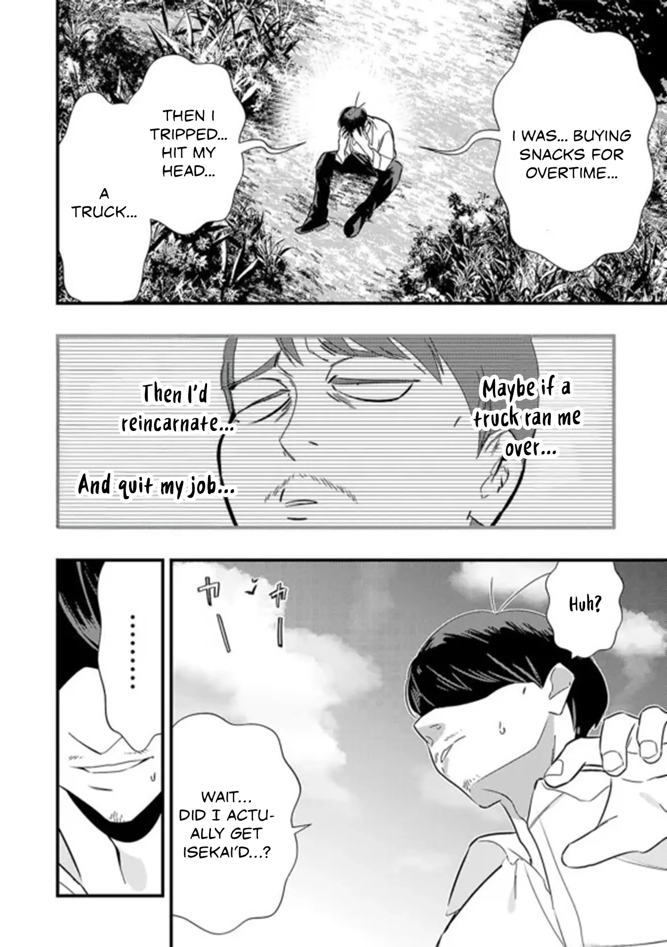 Unconventional Isekai: Isn’t It Too Much of a Black-Company Treatment to Fight Hordes of Monsters without Magic? Chapter 1 - page 14