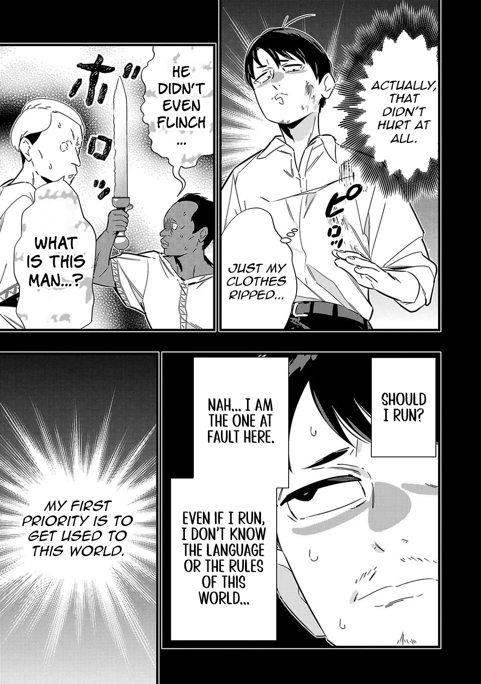 Unconventional Isekai: Isn’t It Too Much of a Black-Company Treatment to Fight Hordes of Monsters without Magic? Chapter 2 - page 3