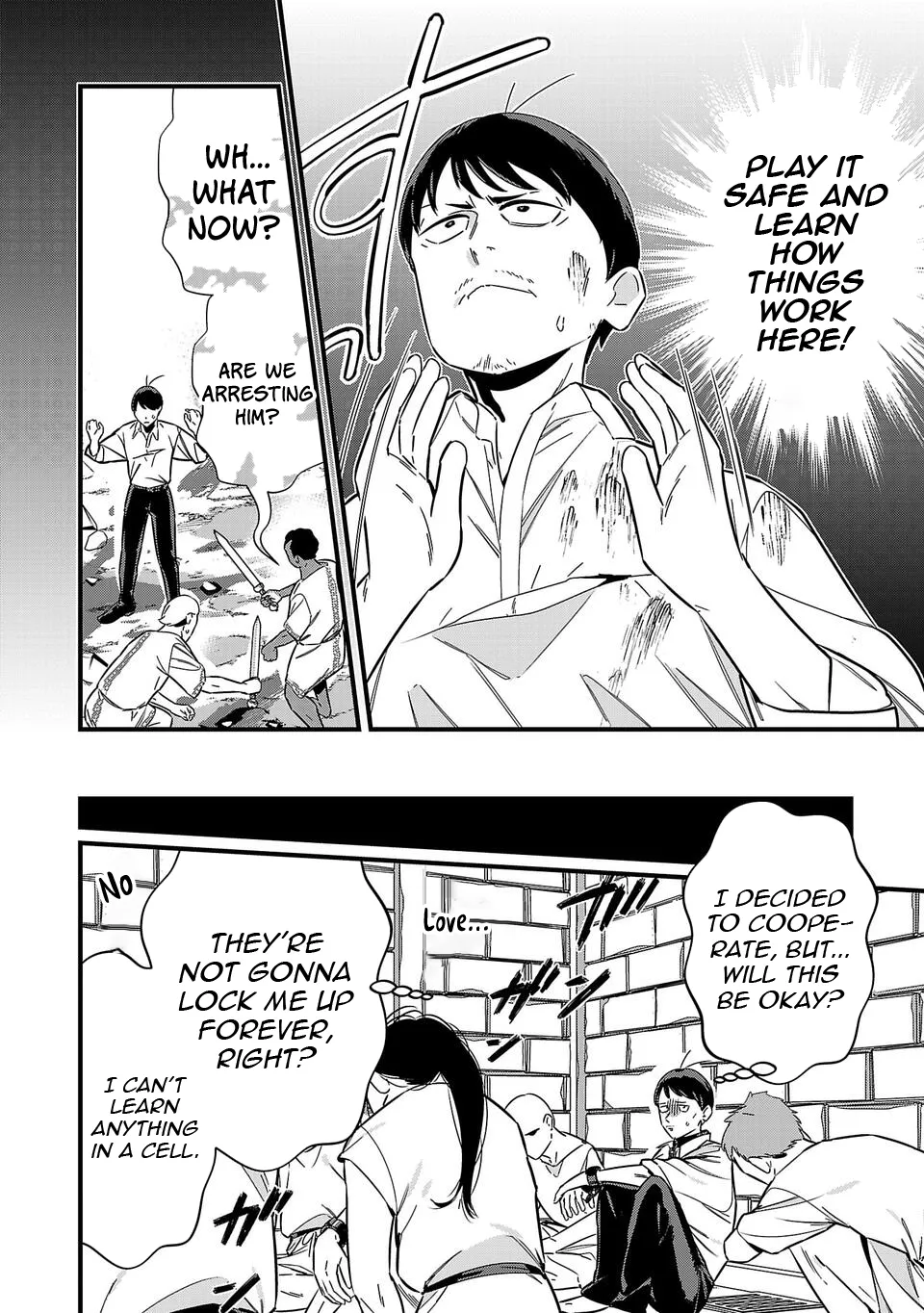Unconventional Isekai: Isn’t It Too Much of a Black-Company Treatment to Fight Hordes of Monsters without Magic? Chapter 2 - page 4