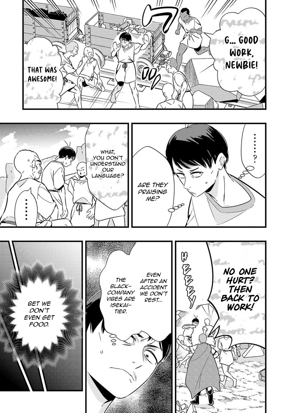 Unconventional Isekai: Isn’t It Too Much of a Black-Company Treatment to Fight Hordes of Monsters without Magic? Chapter 3 - page 9