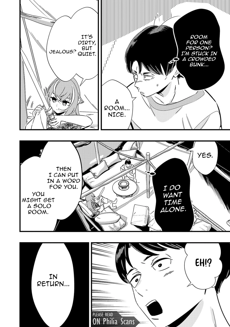 Unconventional Isekai: Isn’t It Too Much of a Black-Company Treatment to Fight Hordes of Monsters without Magic? Chapter 4 - page 16
