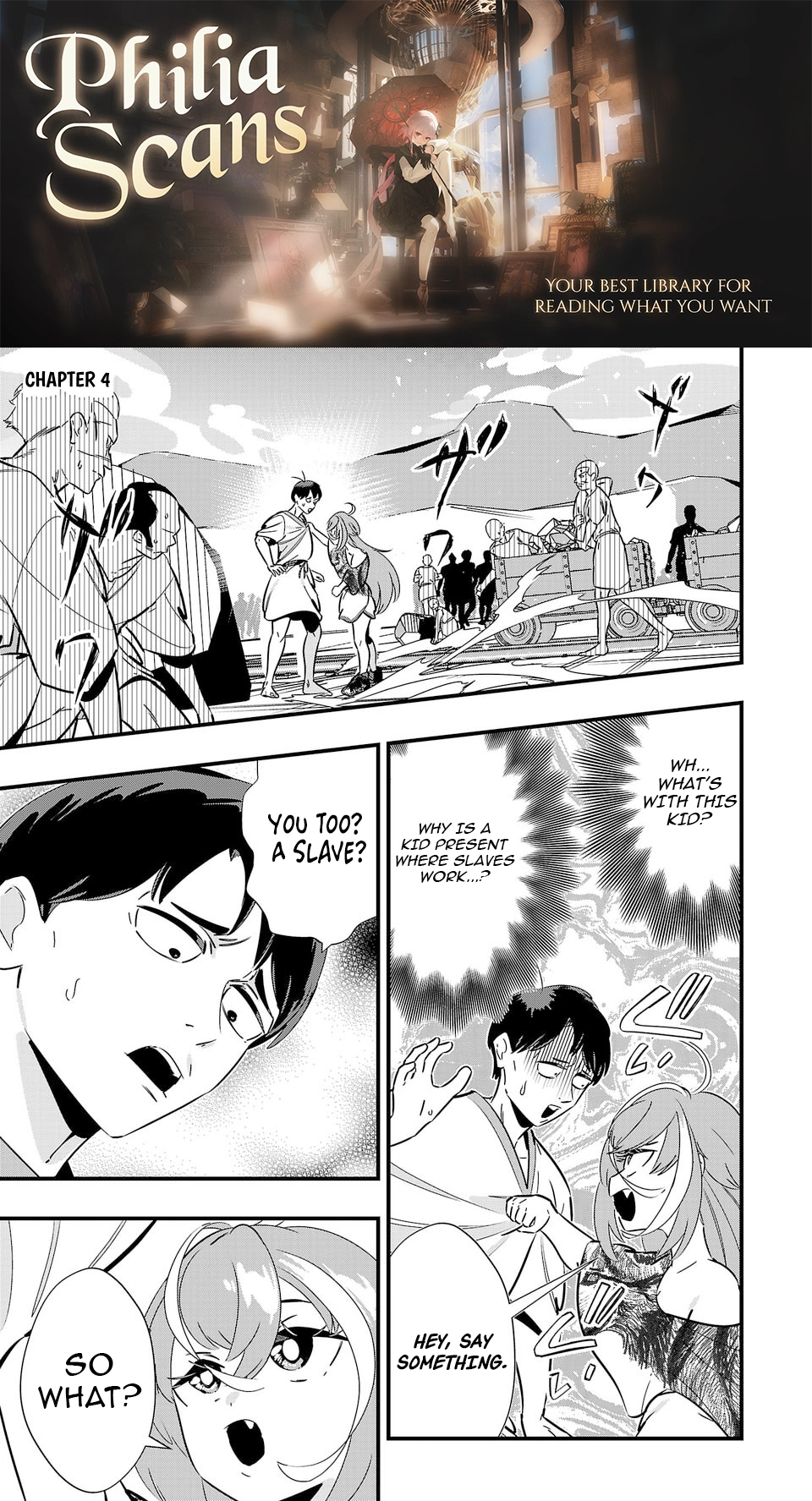 Unconventional Isekai: Isn’t It Too Much of a Black-Company Treatment to Fight Hordes of Monsters without Magic? Chapter 4 - page 1