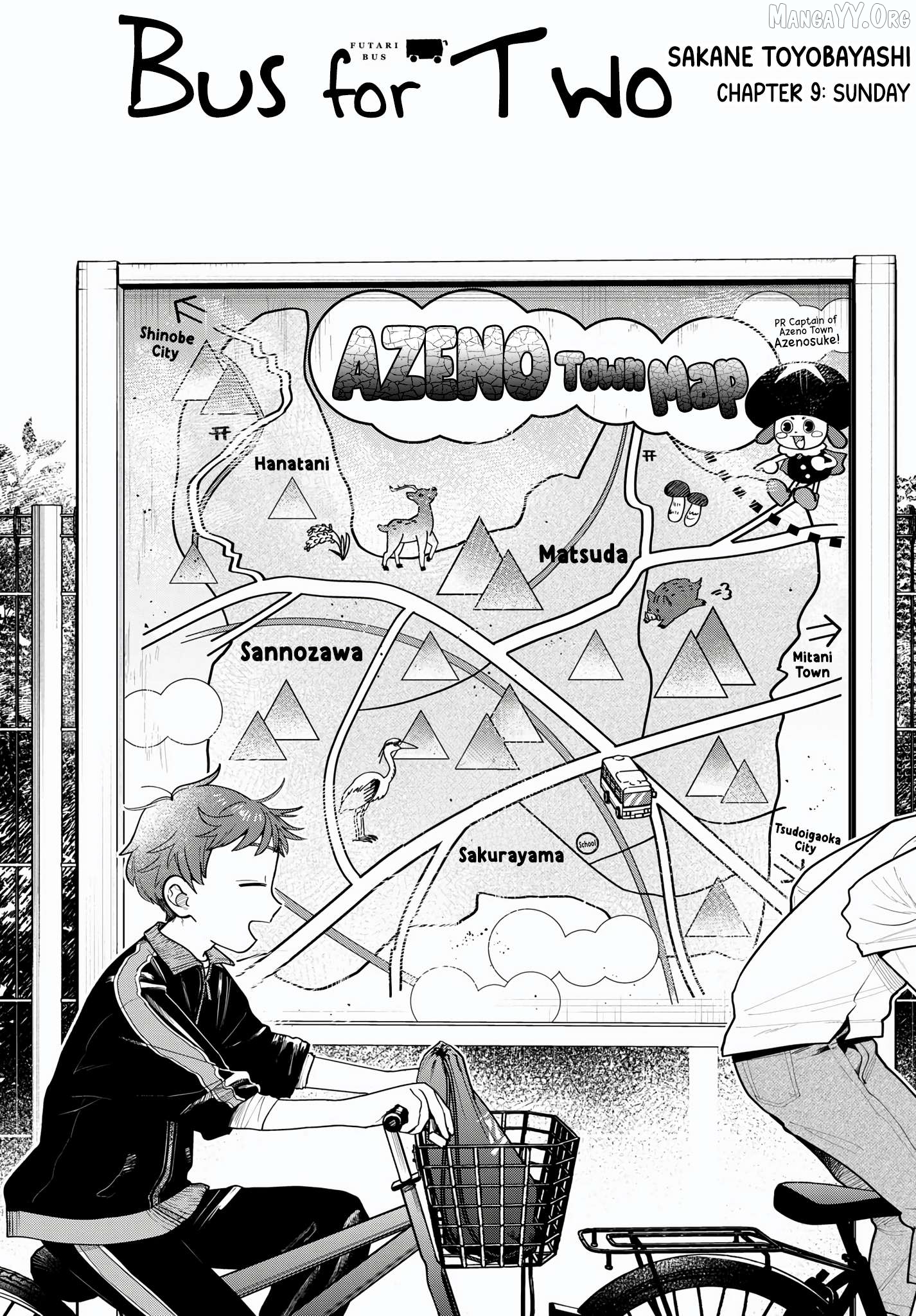 Futari Bus Chapter 9 - page 1
