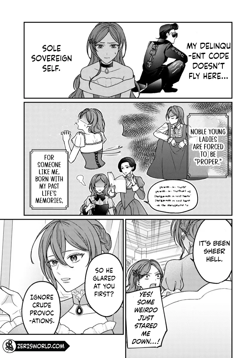 I gave them a glare because they glared at me first, but they turned out to be a Duke. This is bad. Chapter 1.1 - page 11