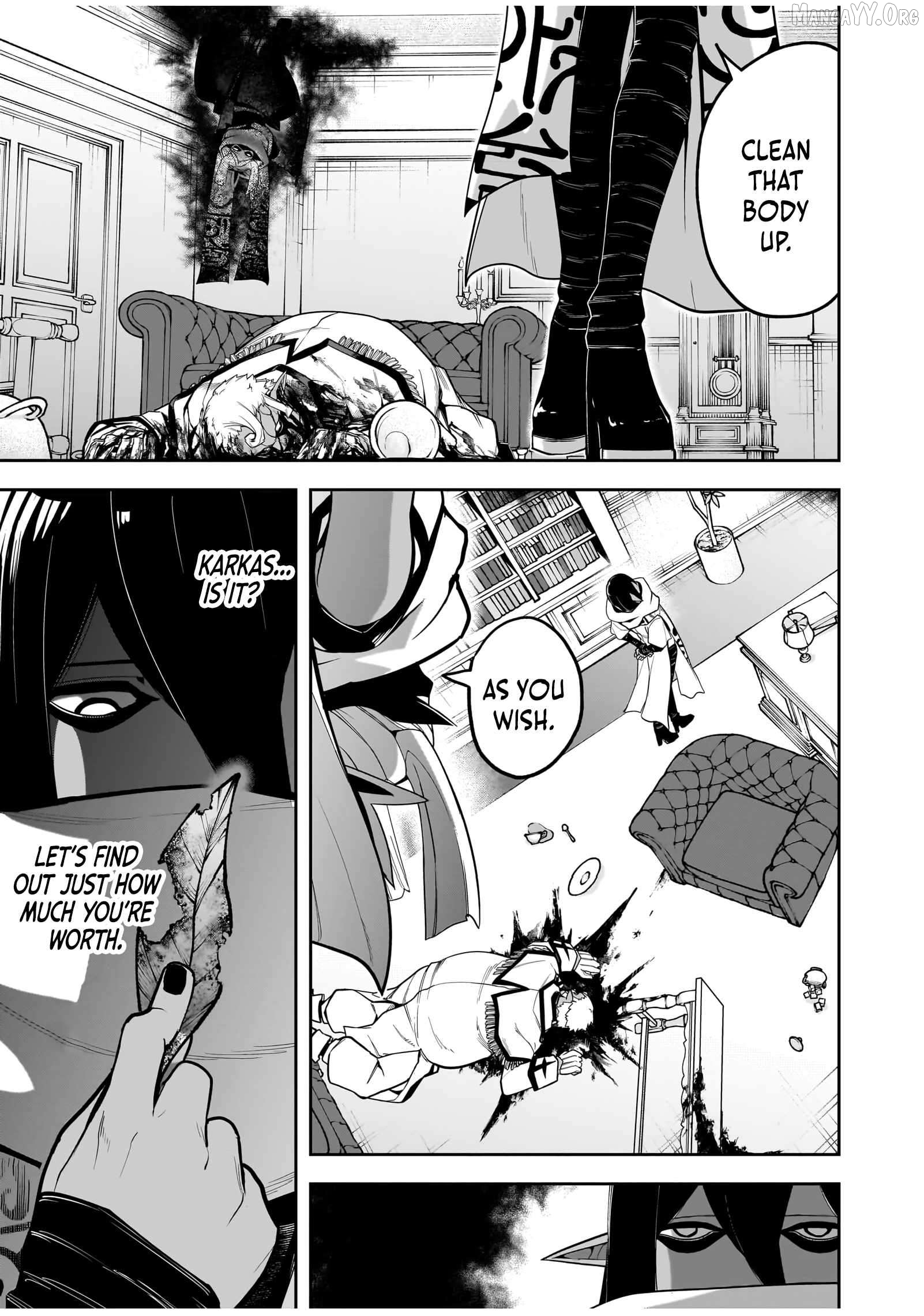 Saitei Chingin Maō Rekidai Saikyō No Maōgun, Sono Ashi O Hipparu No Ga O Shigoto Desu Bunsatsuban Original Text Chapter 5 - page 34