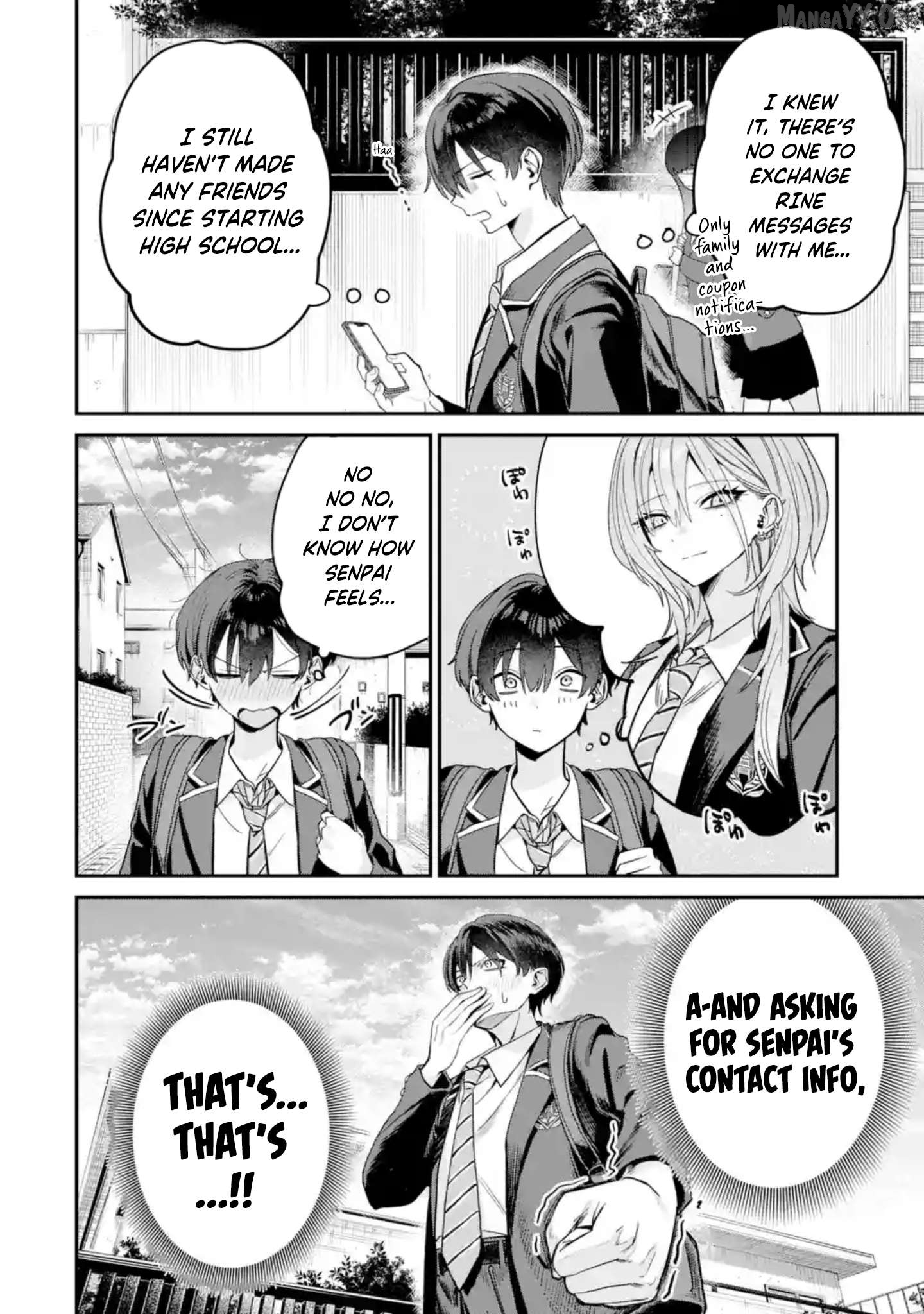 Haimiya-senpai wa Kowakute Kawaii Chapter 7 - page 3