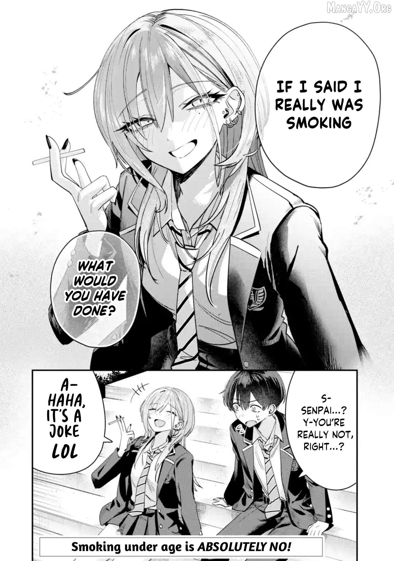 Haimiya-senpai wa Kowakute Kawaii Chapter 8 - page 7