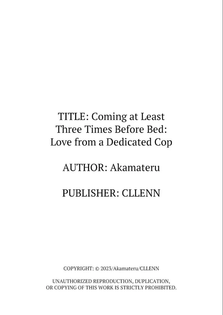 Coming at Least Three Times Before Bed: Love From a Dedicated Cop Chapter 2 - page 27