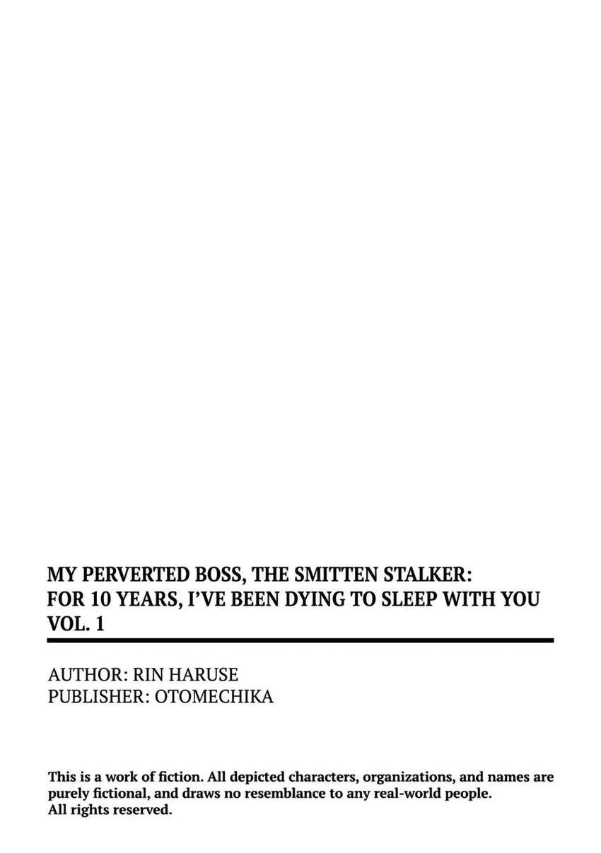 My Perverted Boss, the Smitten Stalker -For 10 Years, I've Been Dying to Sleep With You Chapter 1 - page 22
