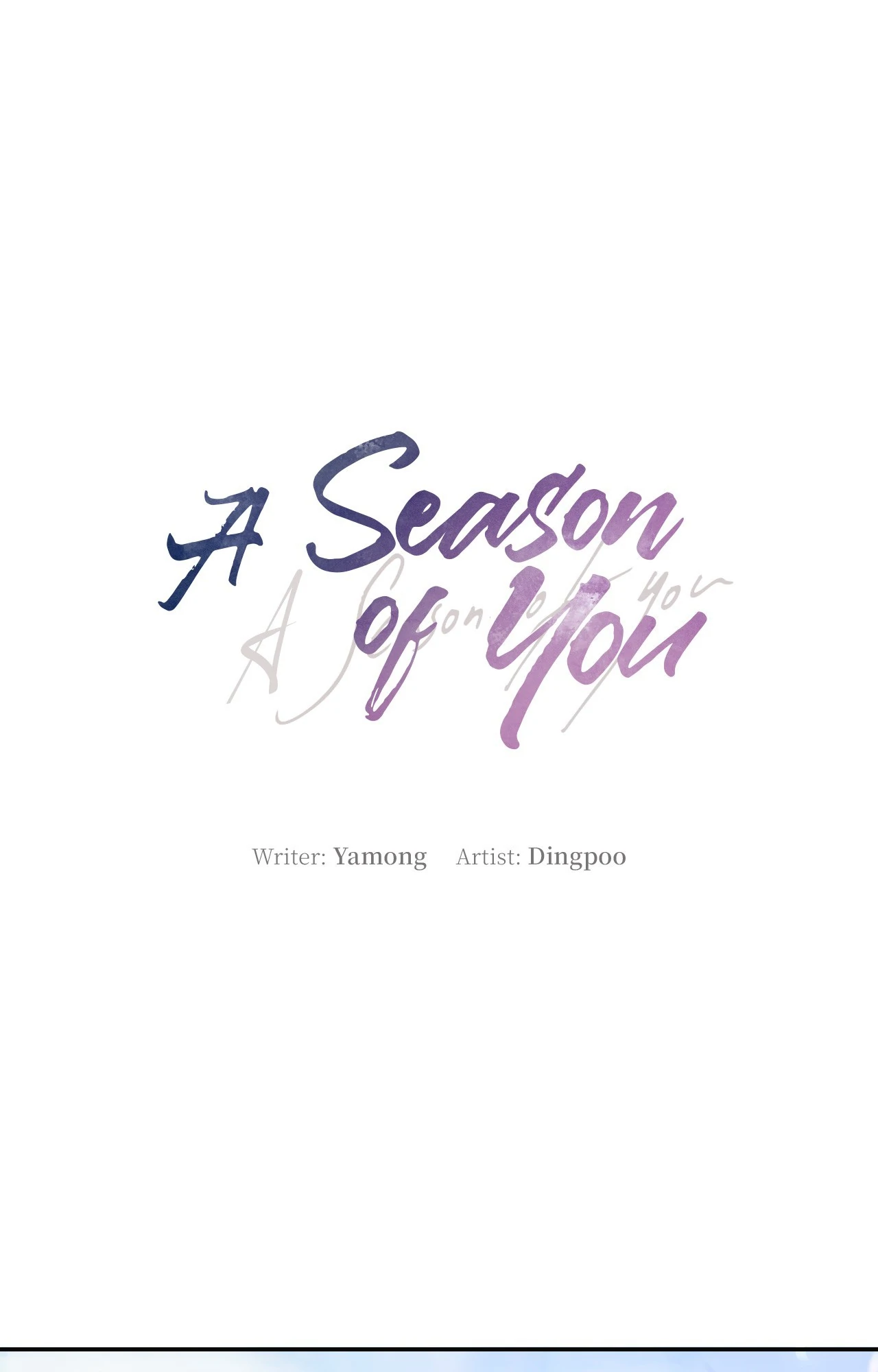 A Season of You Chapter 1 - page 1