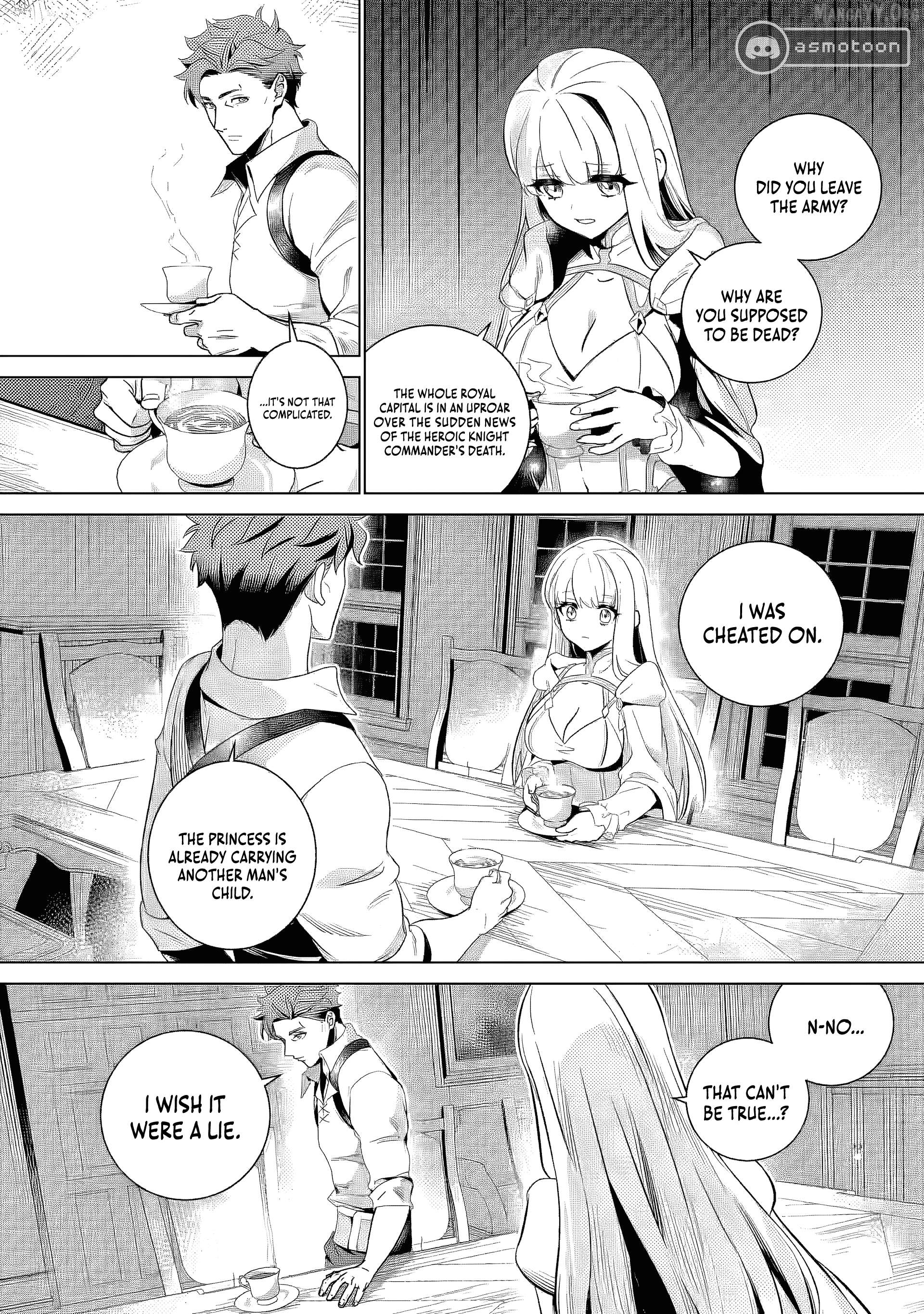 Netorare Tsuihōsareta Saikyō Kishi Danchō No Ossan, Katainaka De Eiyū Ni Matsuriagerareru Chapter 2 - page 22