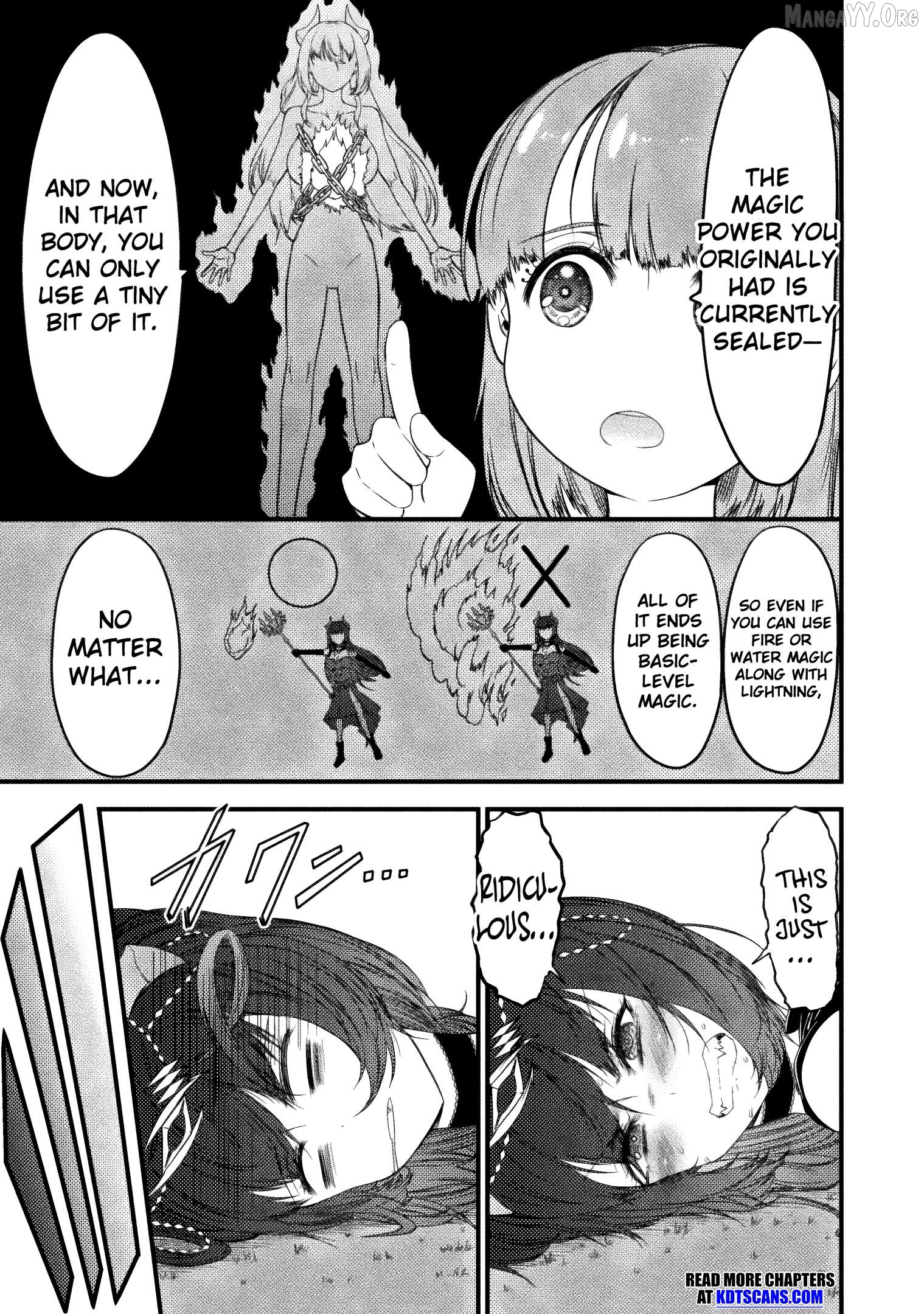 Saikyou Maou wa Musou shiteta noni ~Nyotaika Kaijo no Kagi wa Hitodasuke no Tabi deshita~ Chapter 1 - page 49