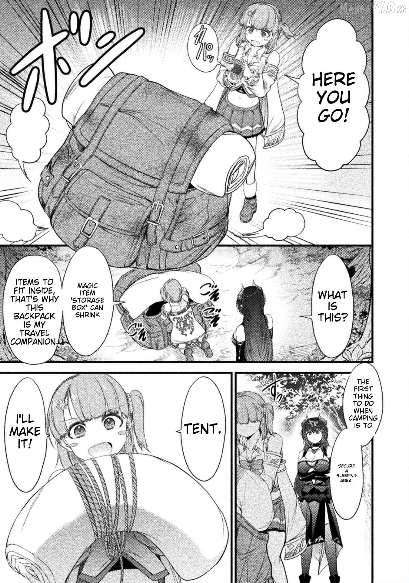 Saikyou Maou wa Musou shiteta noni ~Nyotaika Kaijo no Kagi wa Hitodasuke no Tabi deshita~ Chapter 4 - page 3