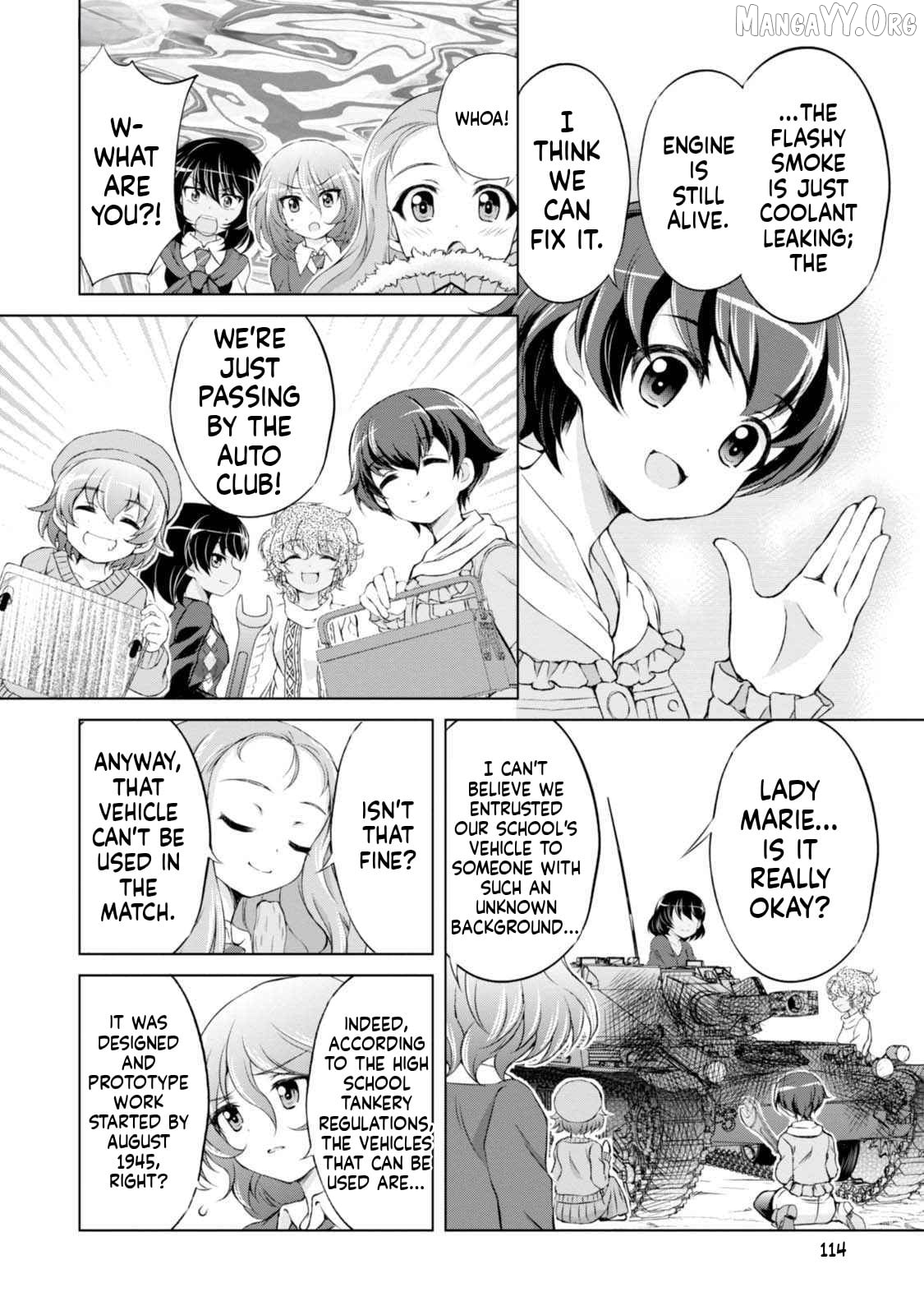 Girls und Panzer - Senshado no Susume Chapter 17 - page 8