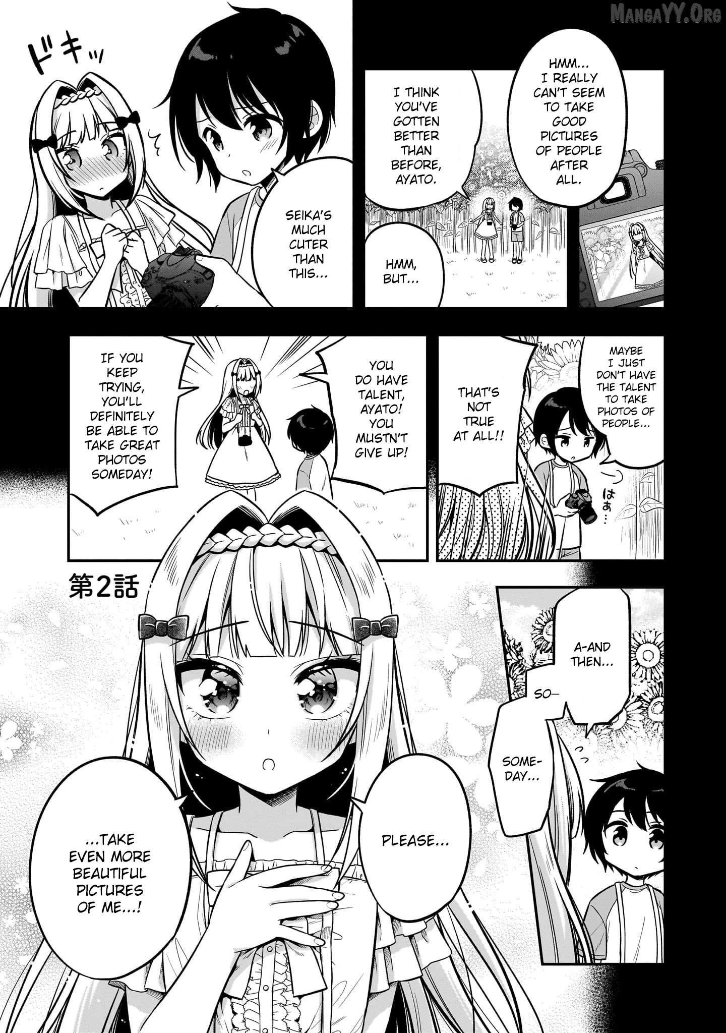 Camera-senpai to Sewayaki Jouzu na Kouhai-chan Chapter 2 - page 1