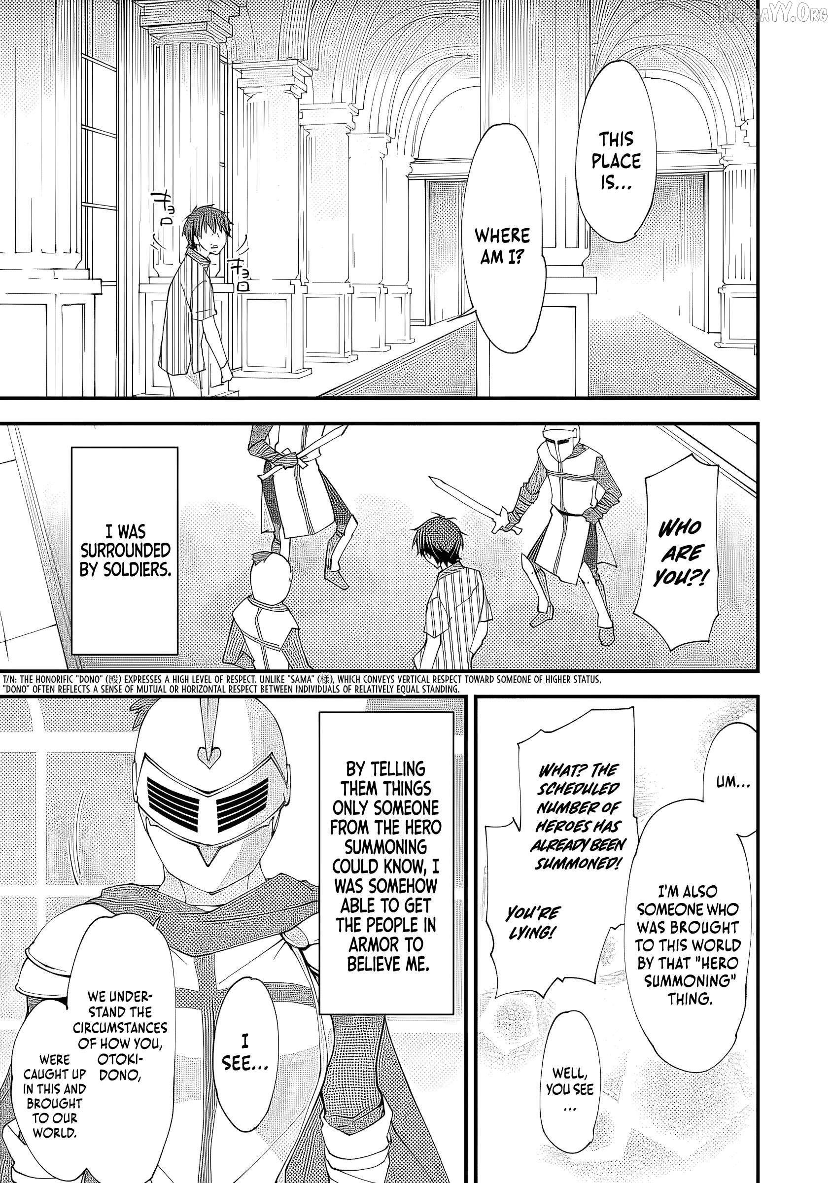 Kurasu Ten’i Ni Makikomareta Konbini Ten’in No Ossan, Yūsha Ni Wa Hitsuyō Nakatta Amarimono Sukiru O Kushishite Saikyō to Naru Yō Desu Chapter 1 - page 32